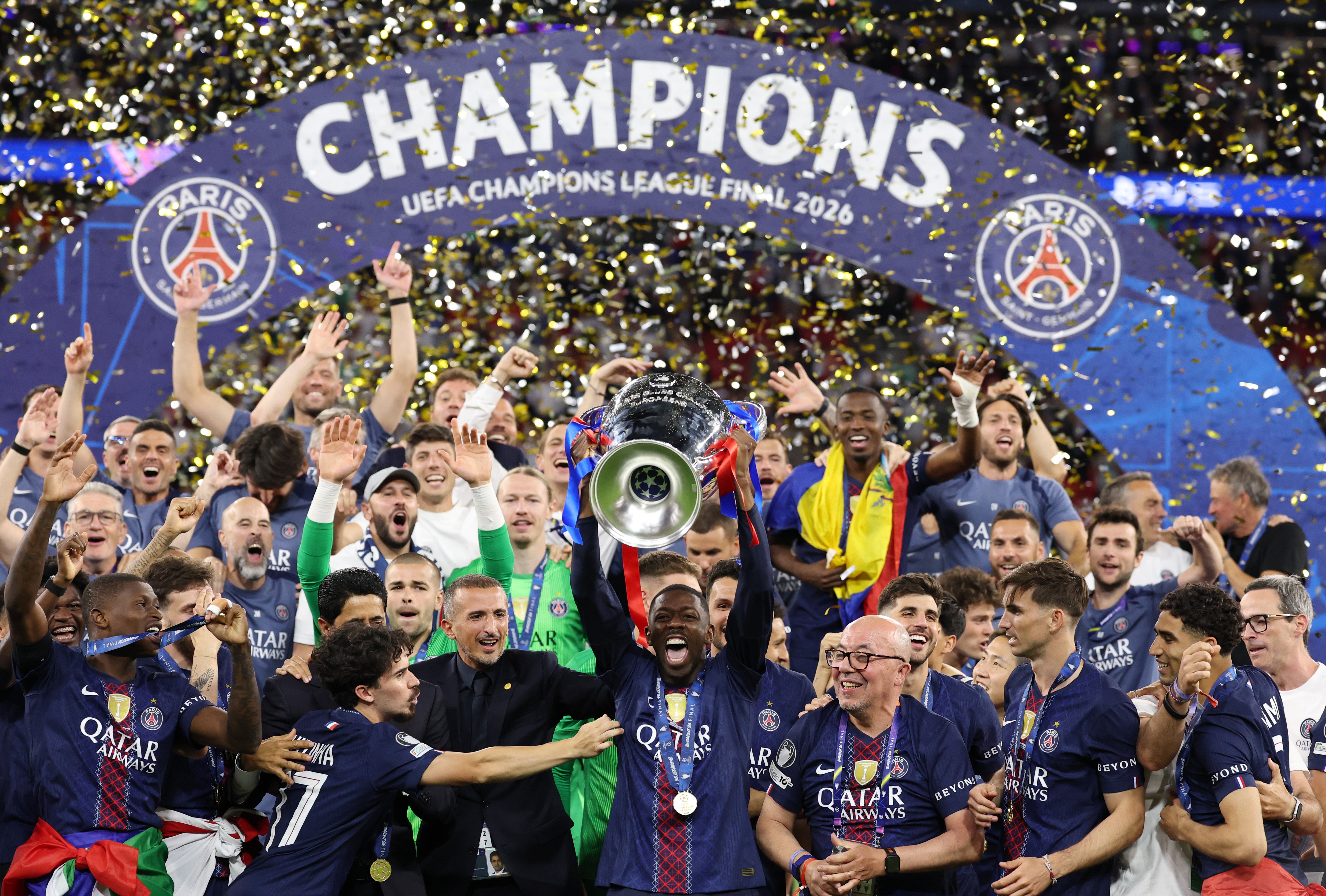PSG became the first side since Real Madrid in 2018 to retain the Champions League trophy