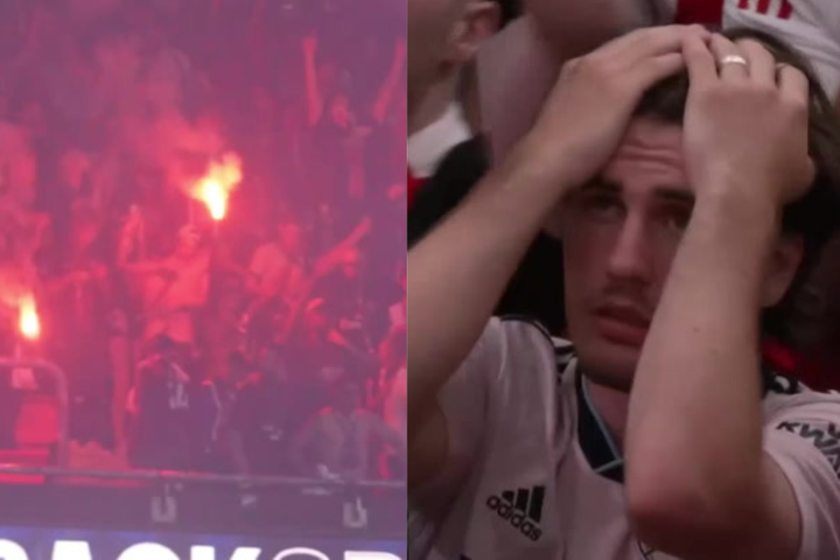 PSG fans pour into streets after Arsenal defeated in penalty shootout at Champions League Final