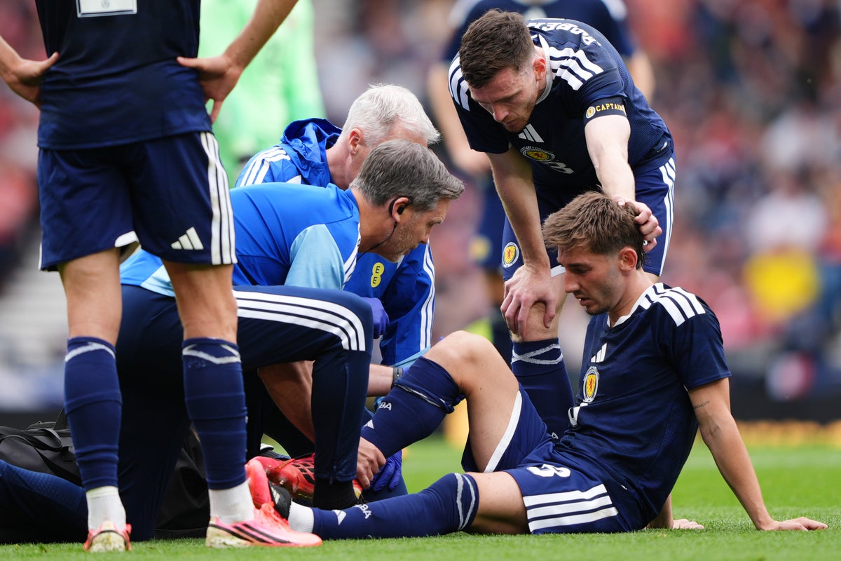 Scotland dealt World Cup blow as Billy Gilmour ruled out through injury