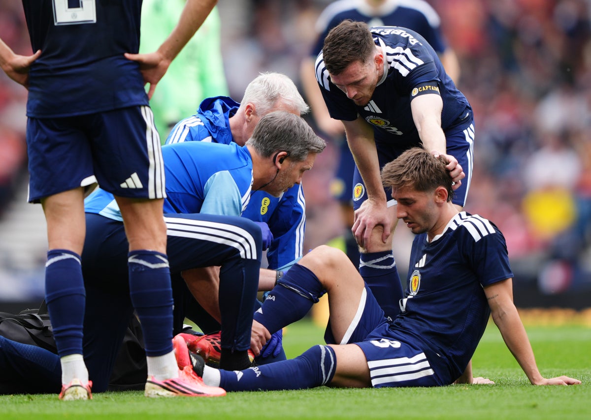 Scotland dealt World Cup blow as Billy Gilmour ruled out through injury