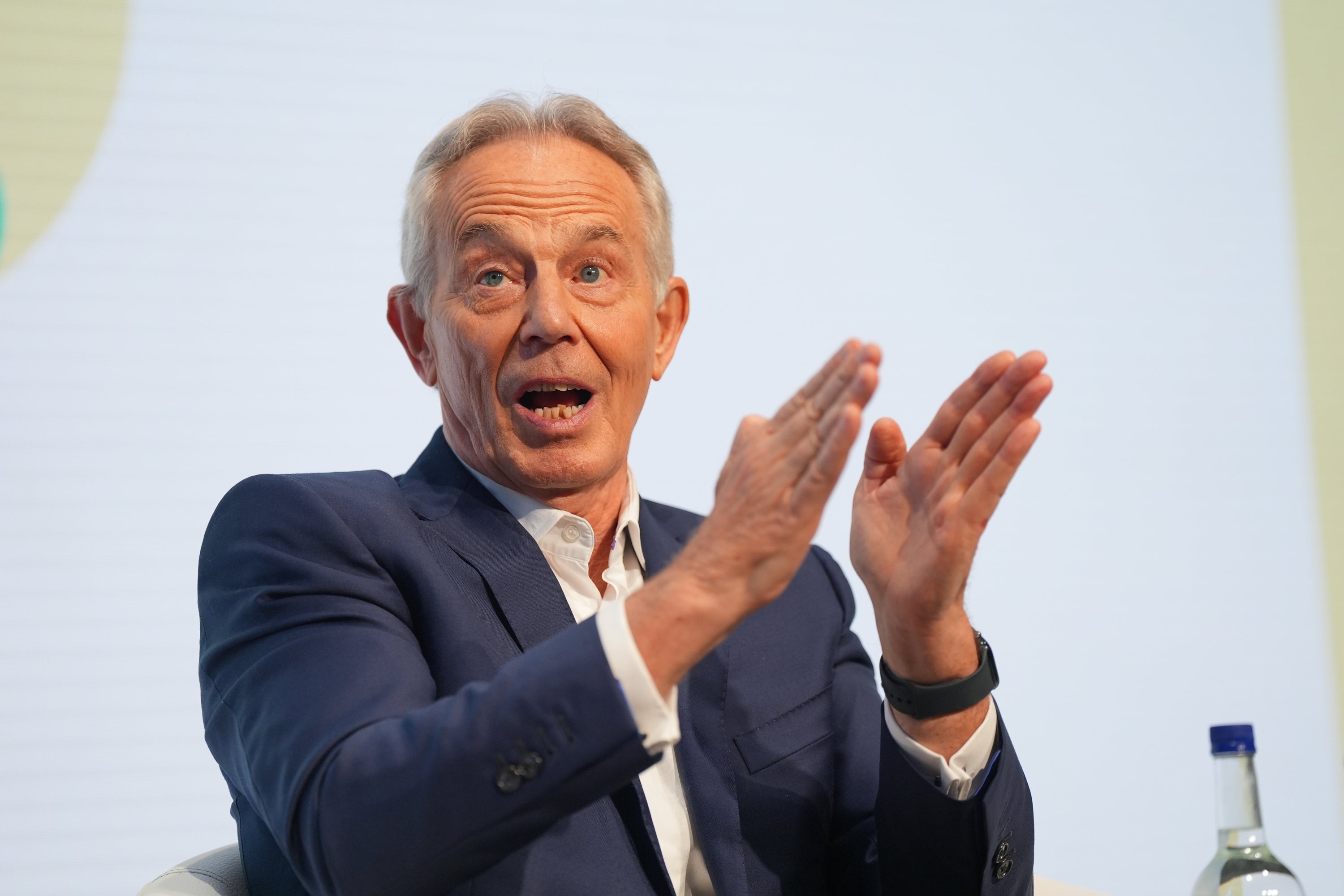 Mr Streeting said he would give Sir Tony Blair ‘a flea in his ear’ over the suggestions in his essay published last week (PA Archive)
