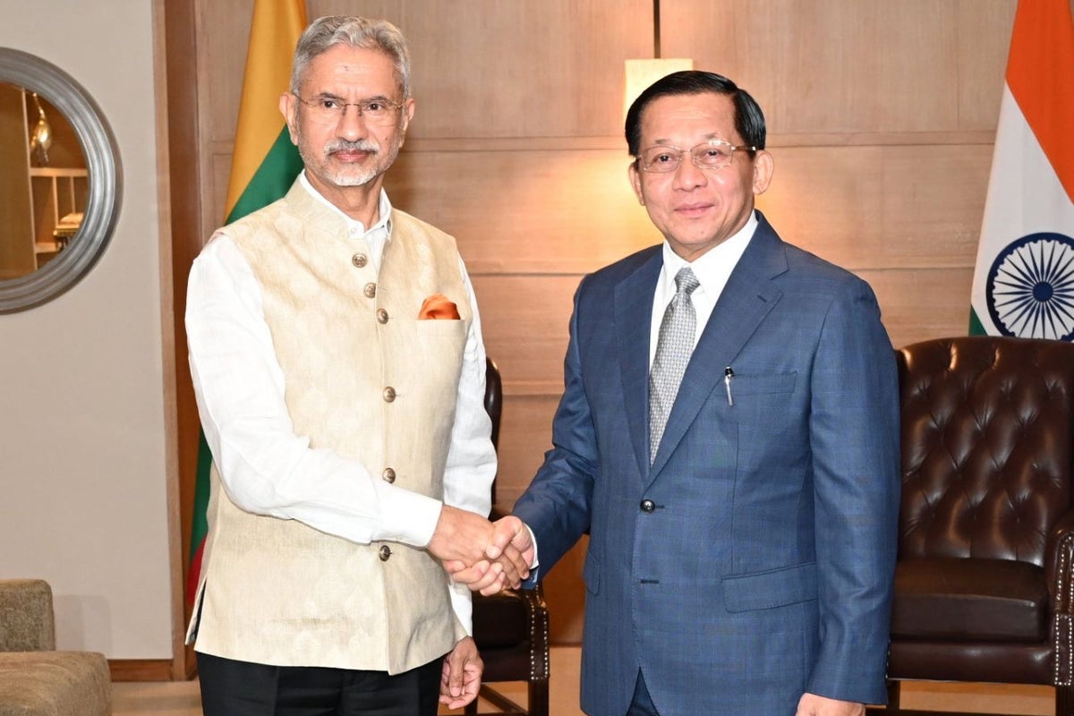 President of Myanmar’s military-backed government visits India