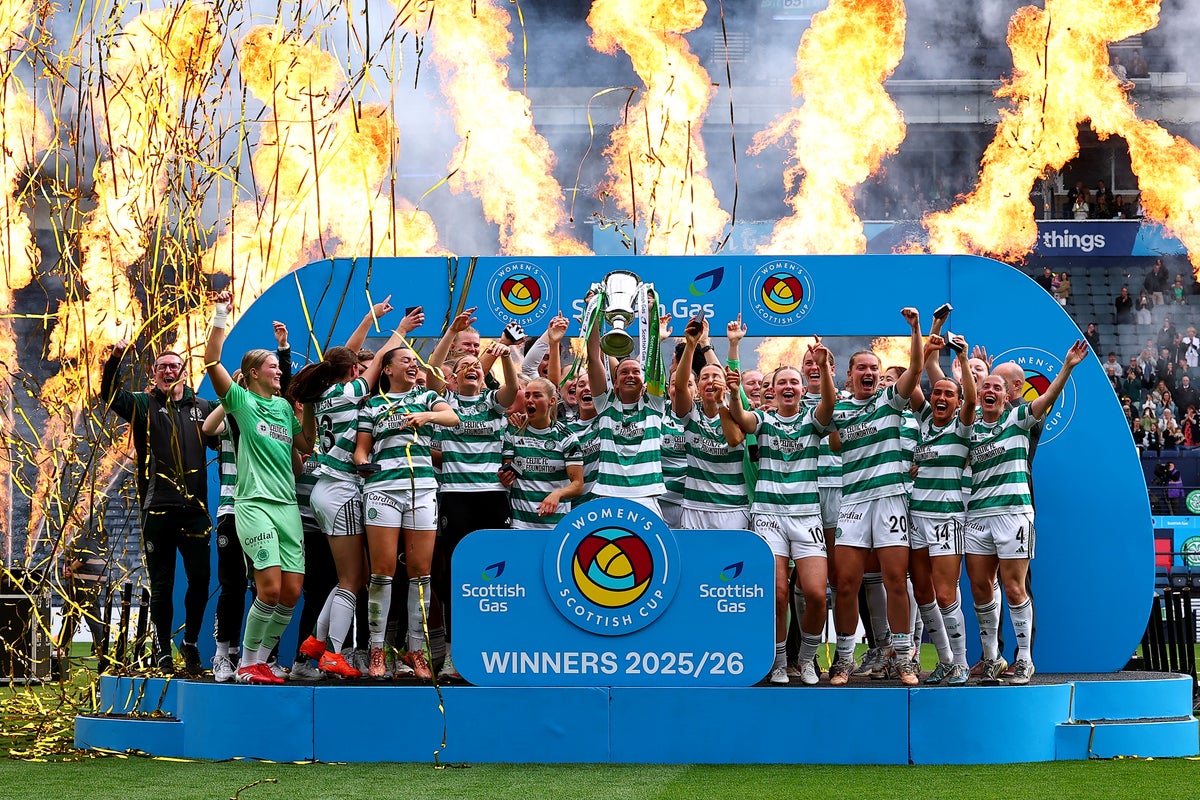 Celtic survive sending off to pip Rangers in hard-fought Scottish Cup final