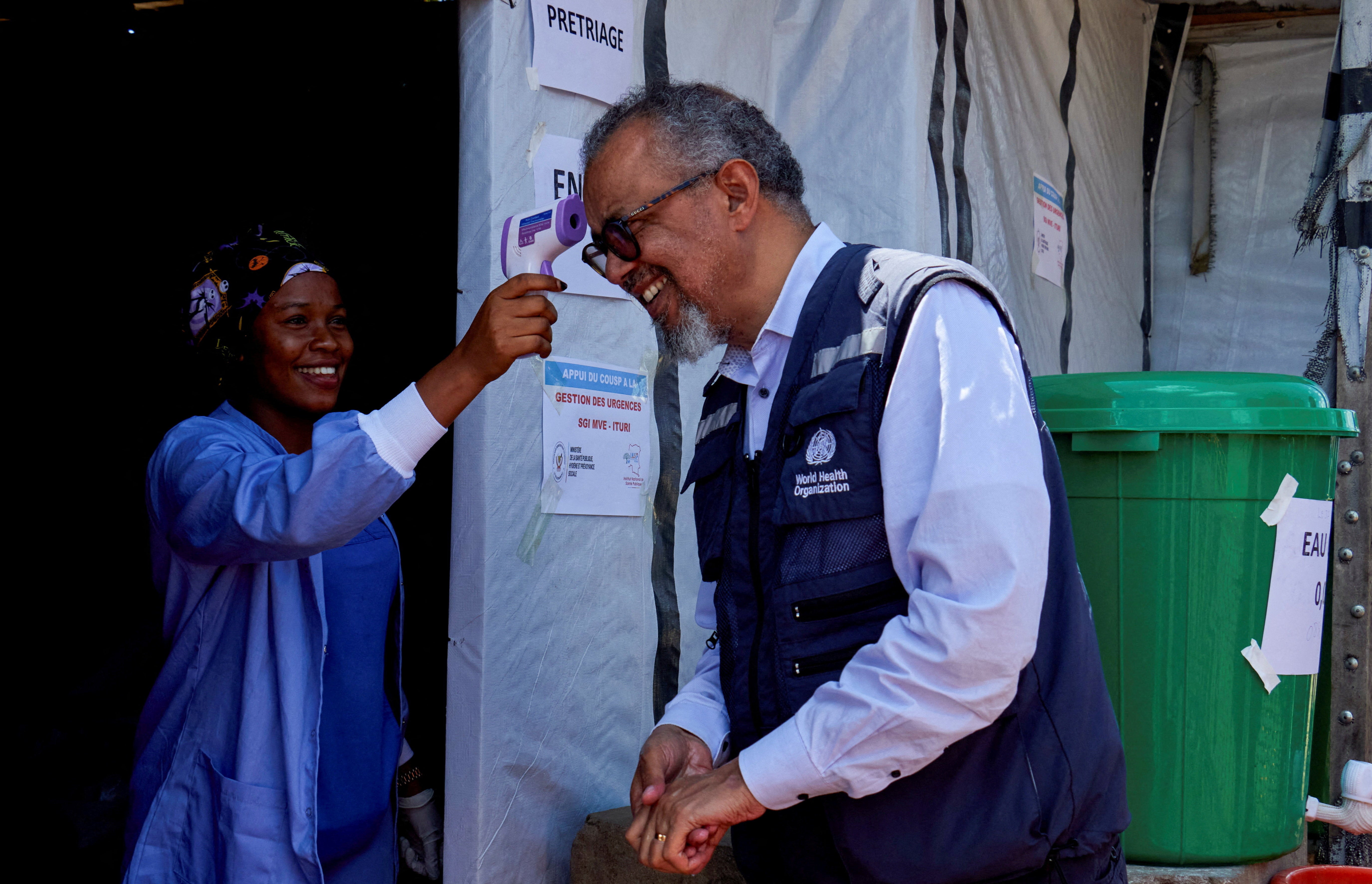 WHO Director-General Tedros Adhanom Ghebreyesus confirmed that four individuals were discharged Sunday