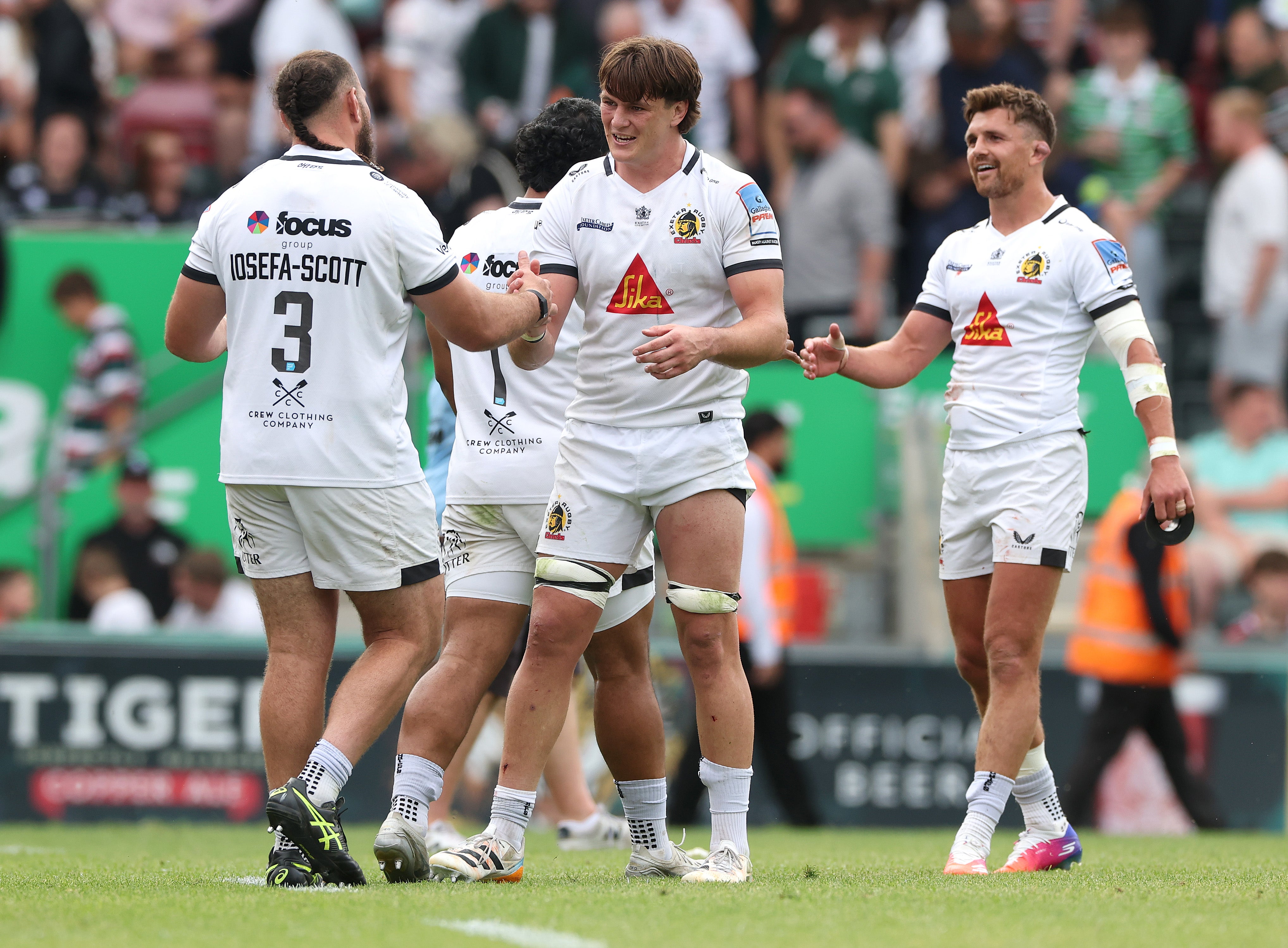 Exeter gave their play-off hopes a huge boost