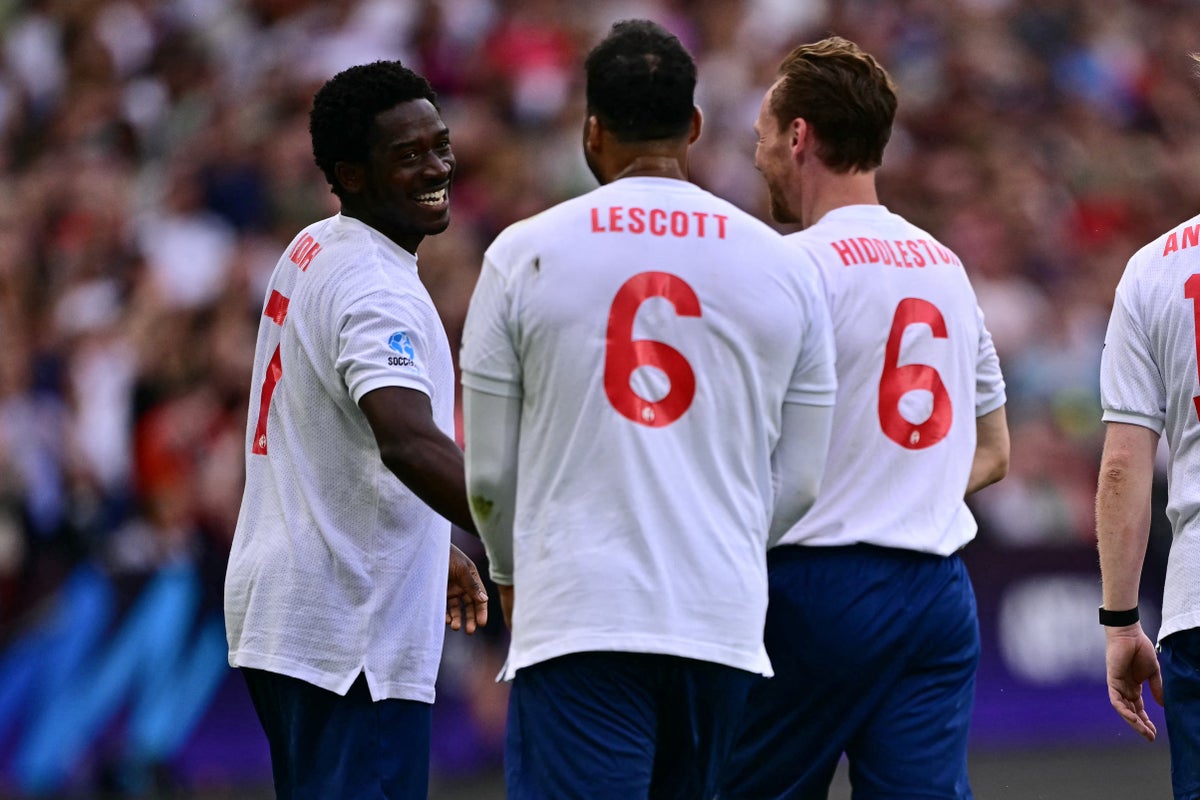 Soccer Aid LIVE: Damson Idris scores for England against World XI after Owen Cooper escapes conceding penalty