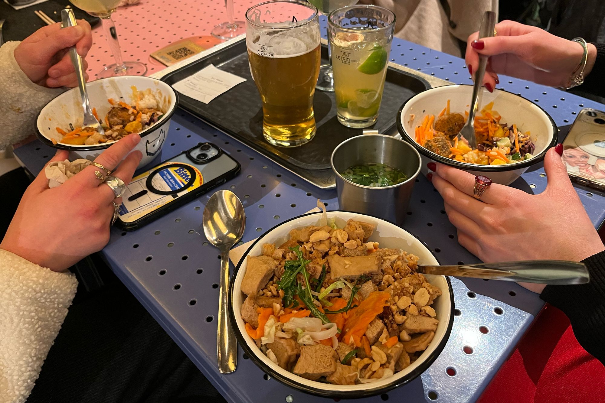 Wolf food market has a lively dining atmosphere