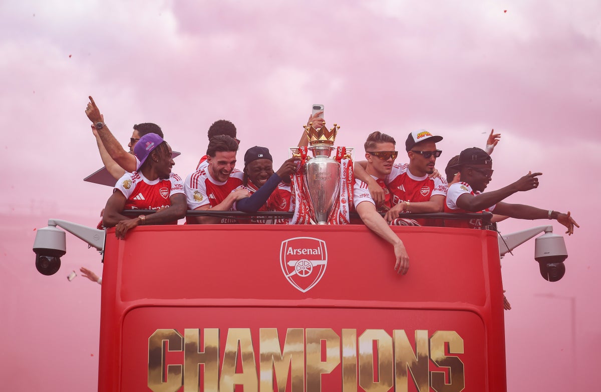 Arsenal trophy parade