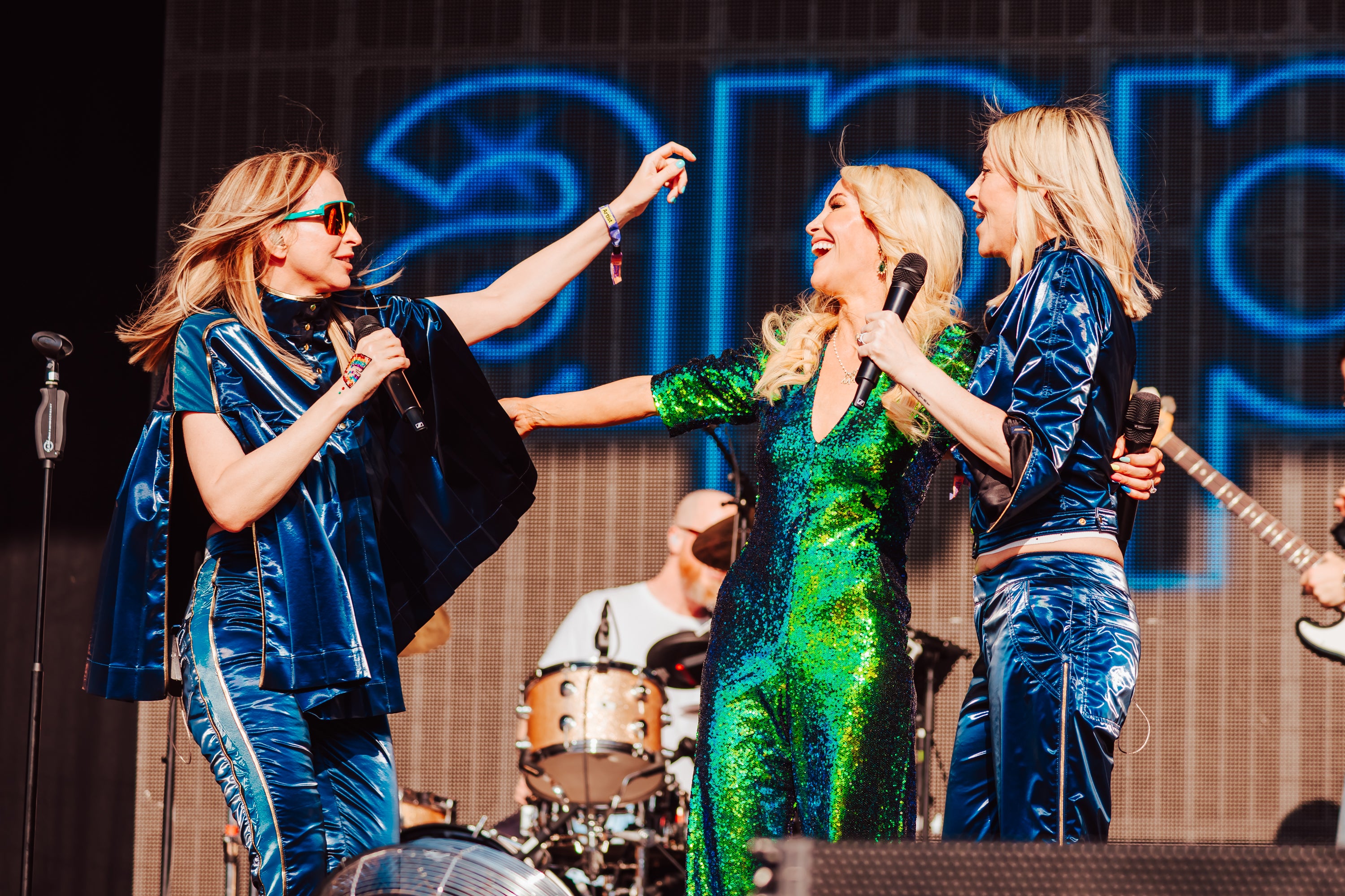 Sisters Nicole and Natalie Appleton are joined by Heidi from the Sugababes
