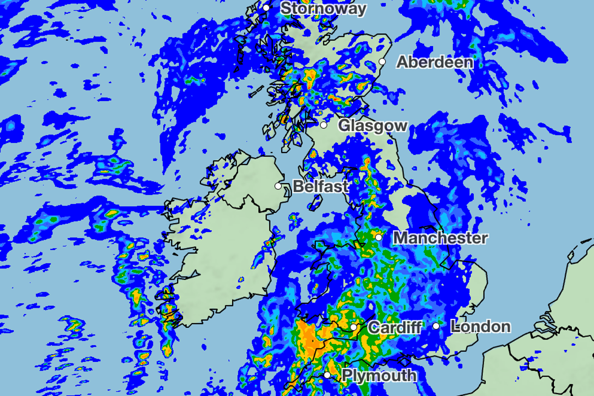Met Office maps show Britain to be lashed by two days of heavy rain, bringing heatwave to end – UK Times Met Office maps show Britain to be lashed by two days of heavy rain, bringing heatwave to end – UK Times