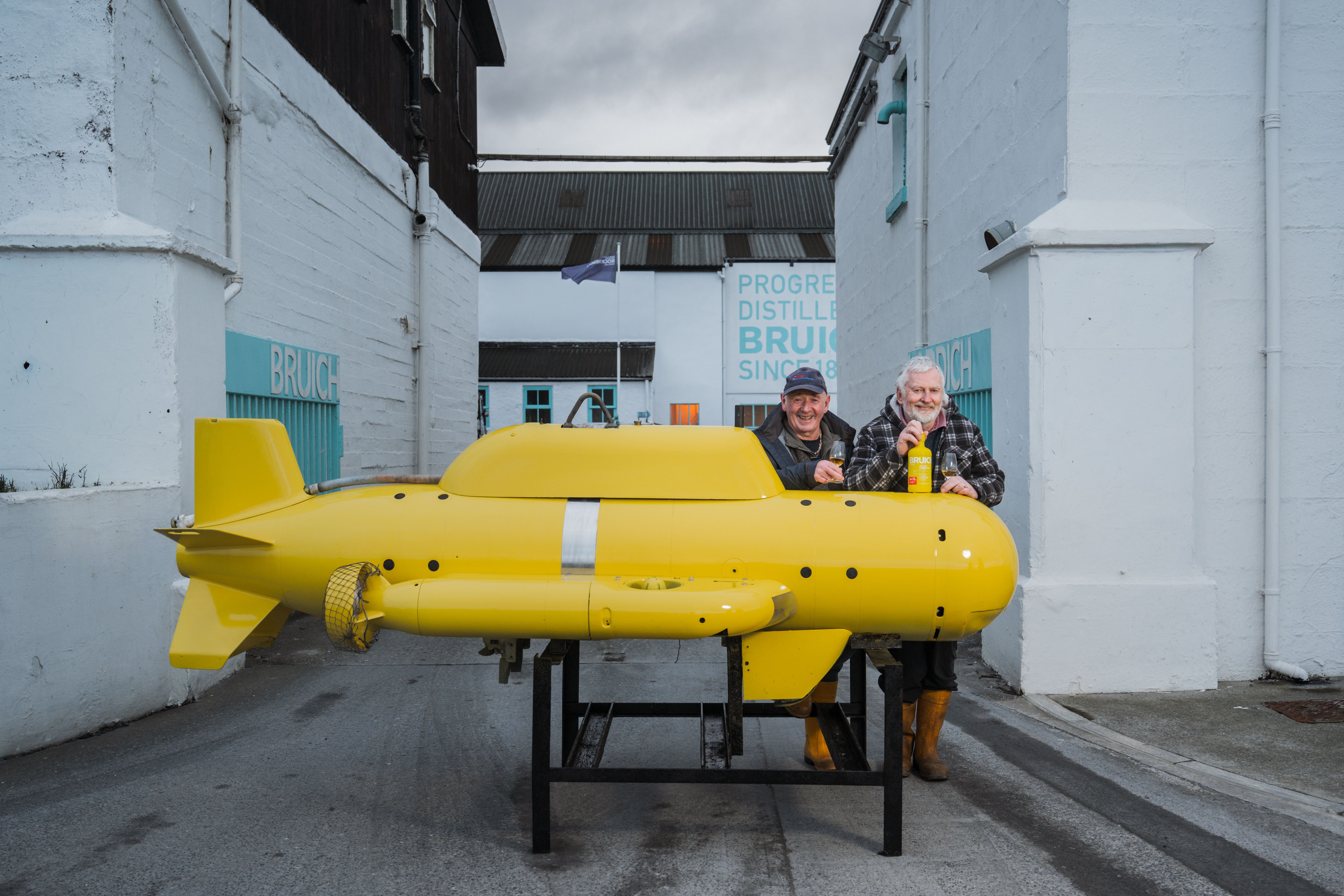 Fishermen recall mystery of 'yellow submarine' caught and hauled