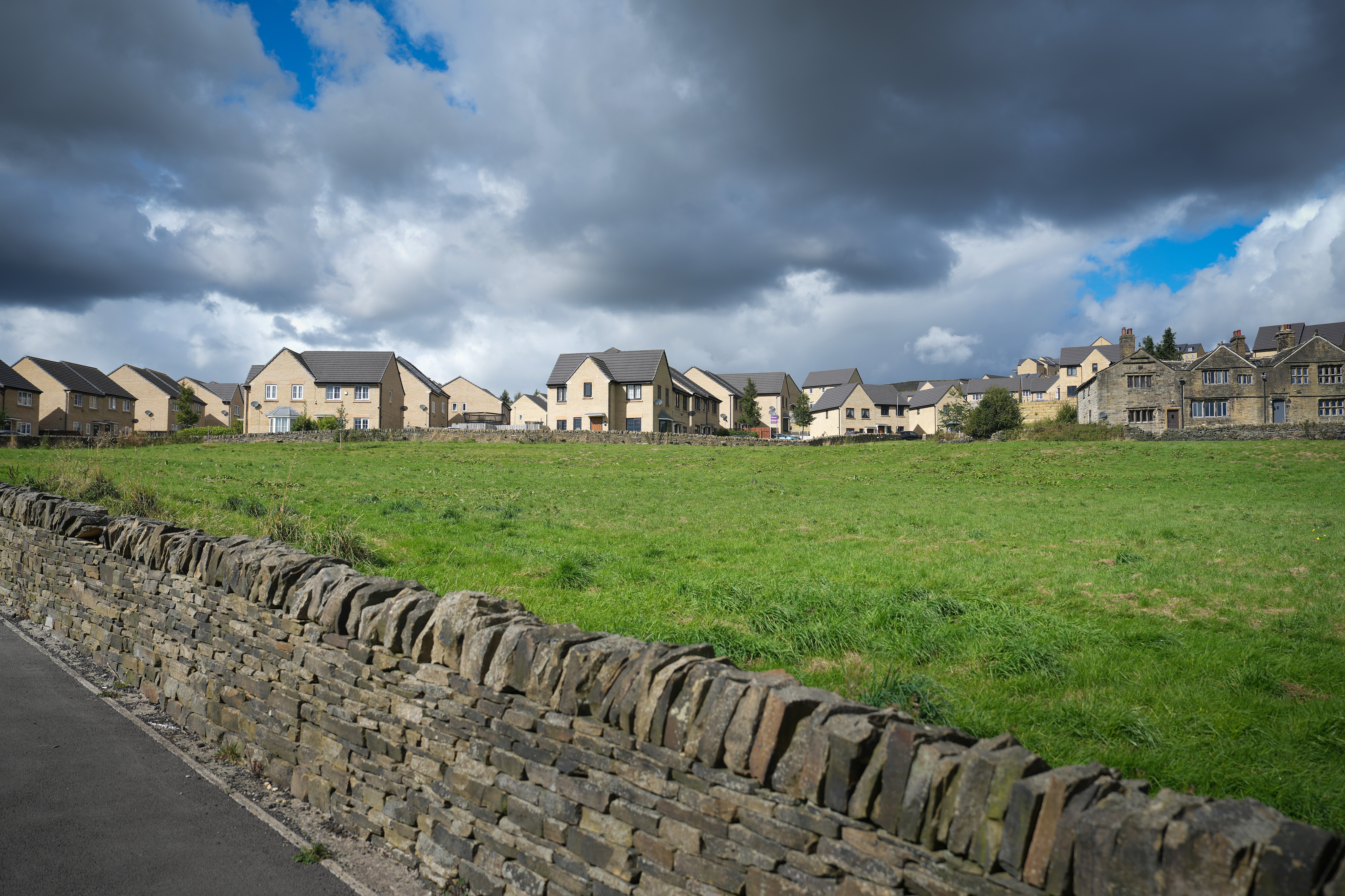A housing development in Bradford (Getty)