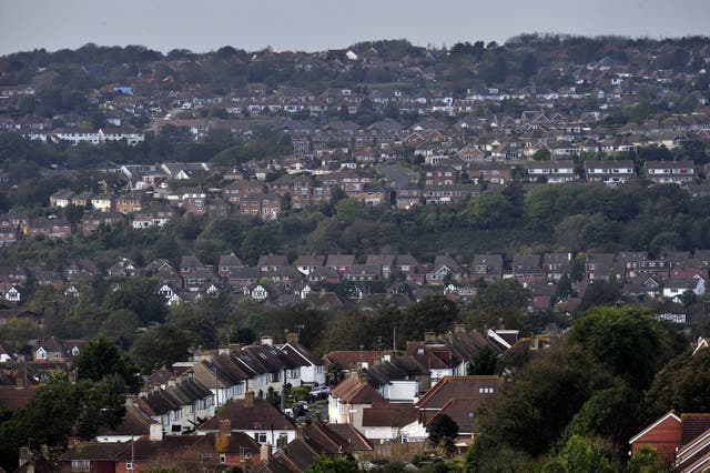 Houses in Hollingdean, Brighton ( AFP/Getty )