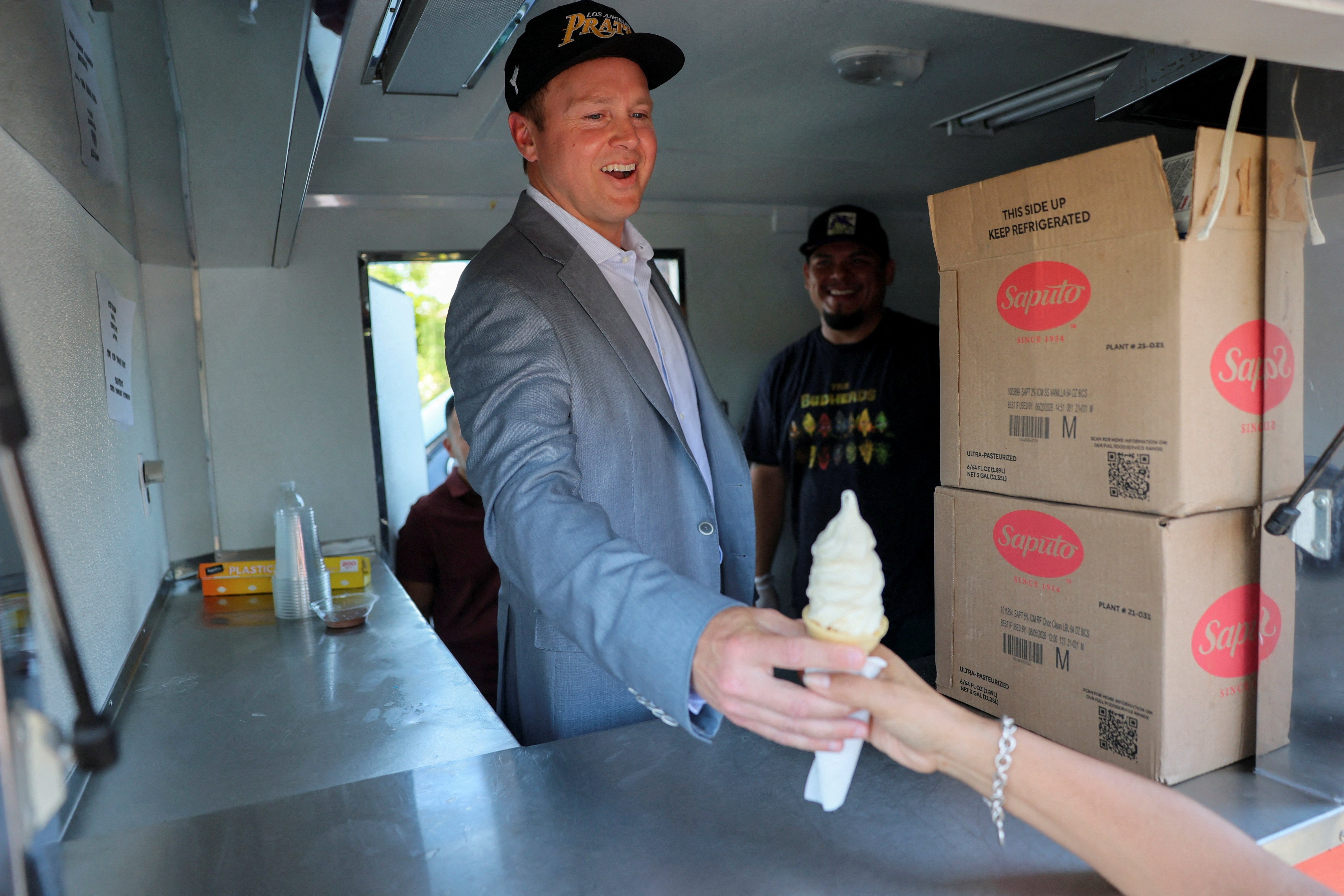 “We can’t give up on LA,” Pratt told applauding supporters at a block party Sunday. “We’ve got to fight”