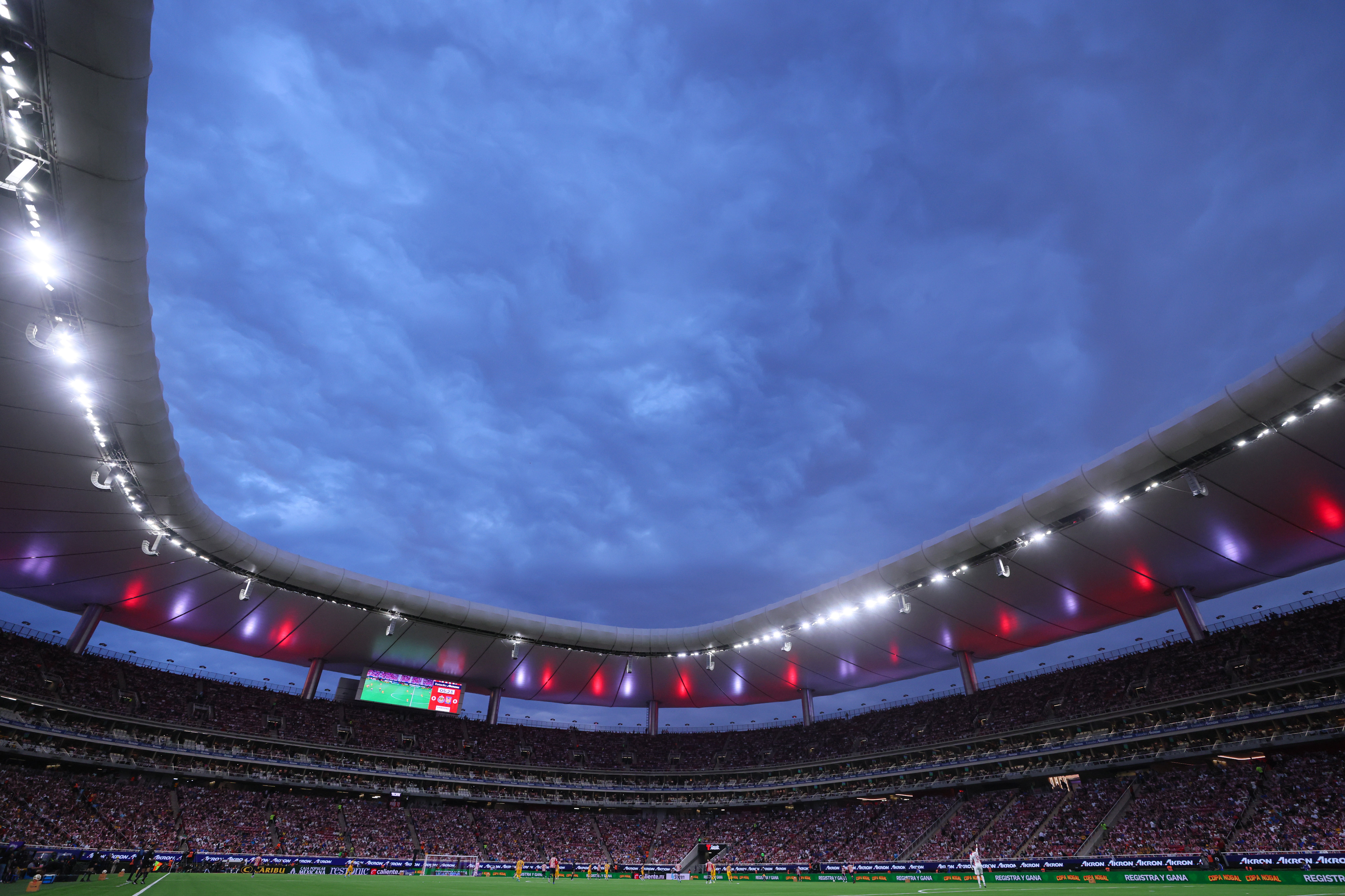 General view of Guadalajara’s Akron Stadium