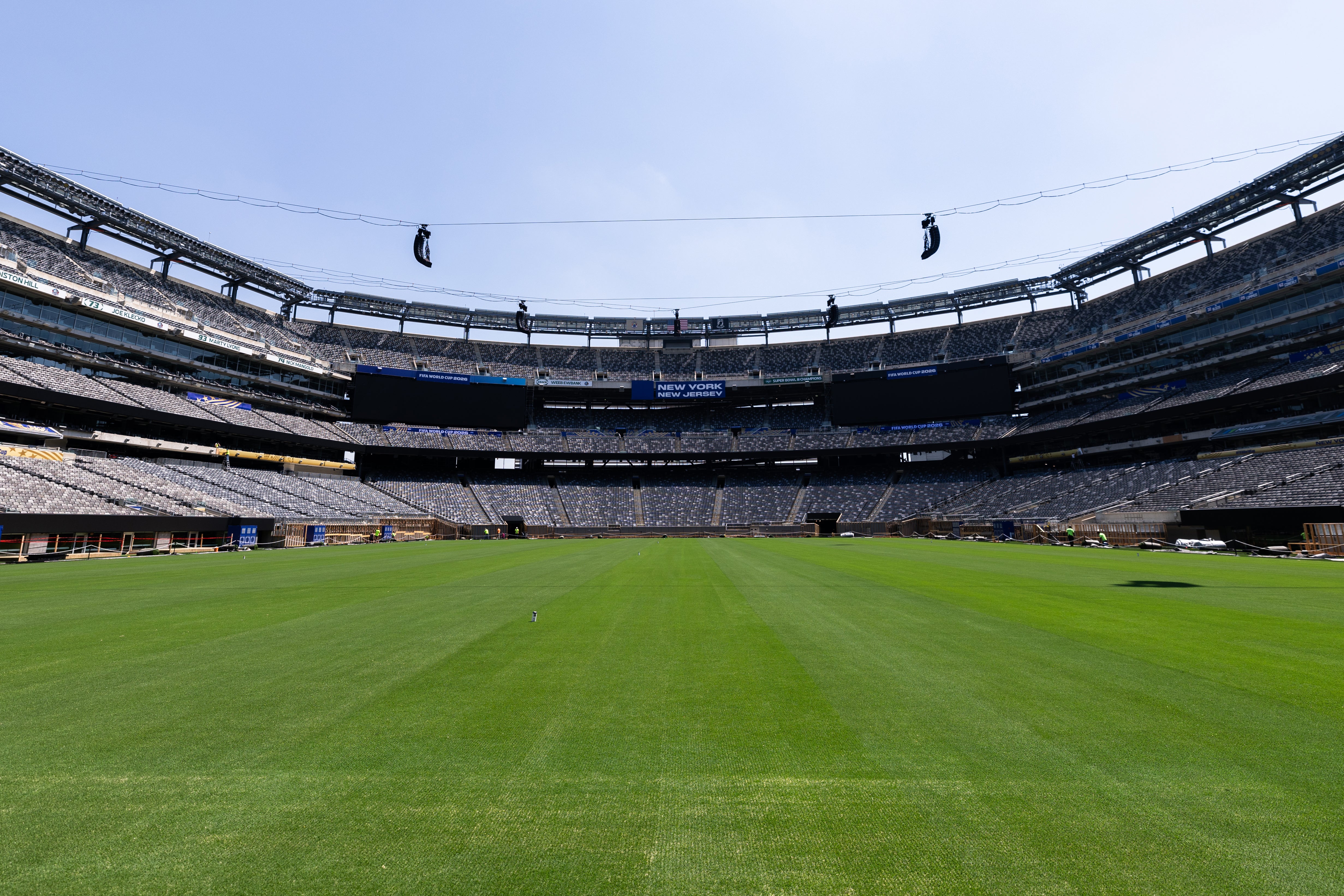 MetLife Stadium will host the World Cup final
