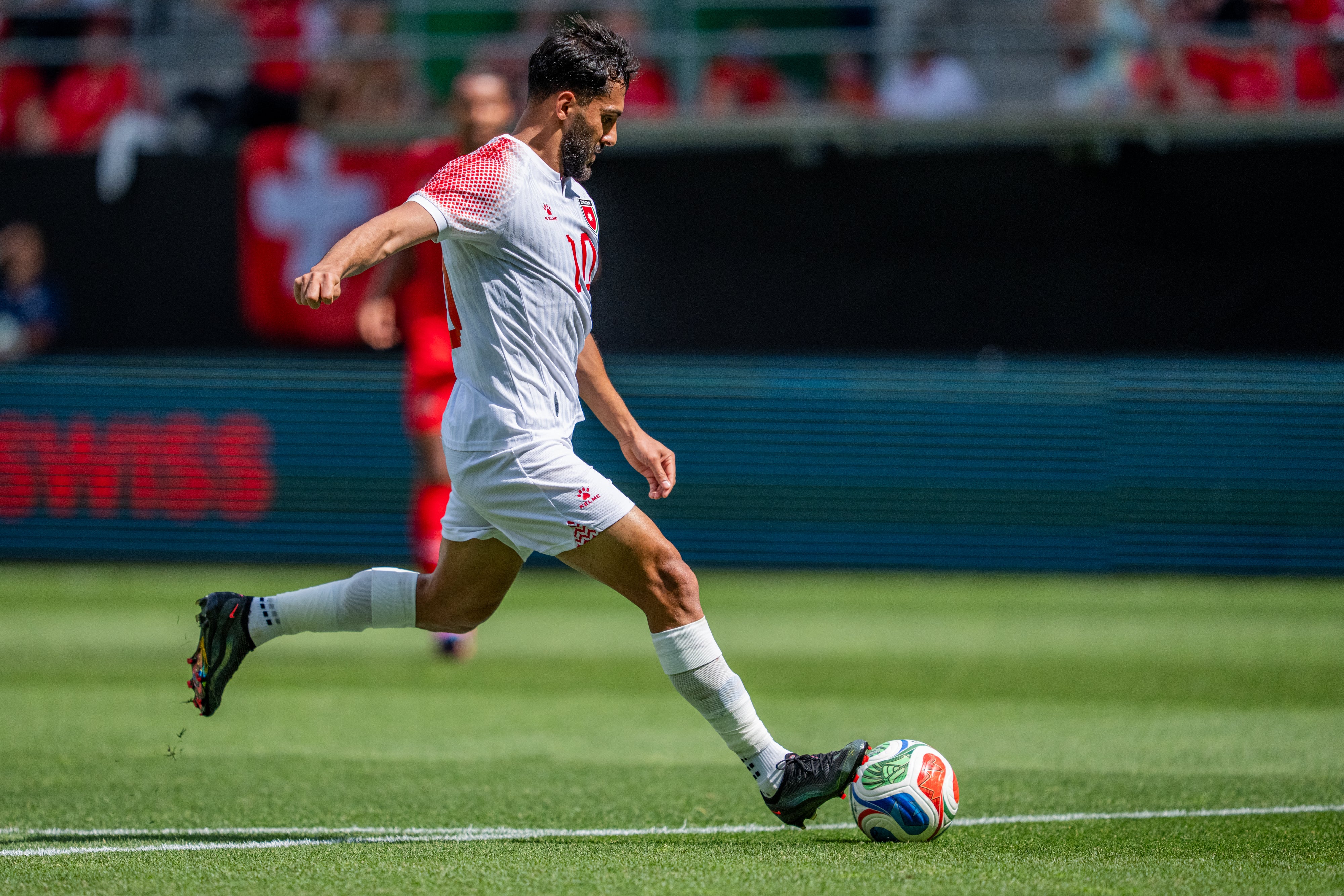 Striker Mousa Al-Tamari will be a key man for Jordan