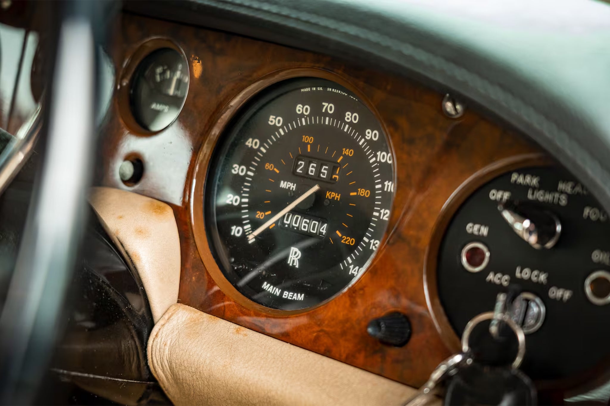 The Rolls-Royce Silver Shadow I, which has been kept by the same owner since it was built, covered much of its mileage int he first few months on the road, according to auction house H&H Classics