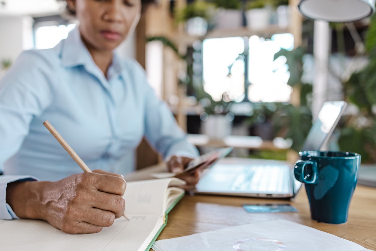 Creating lists or checks points can help