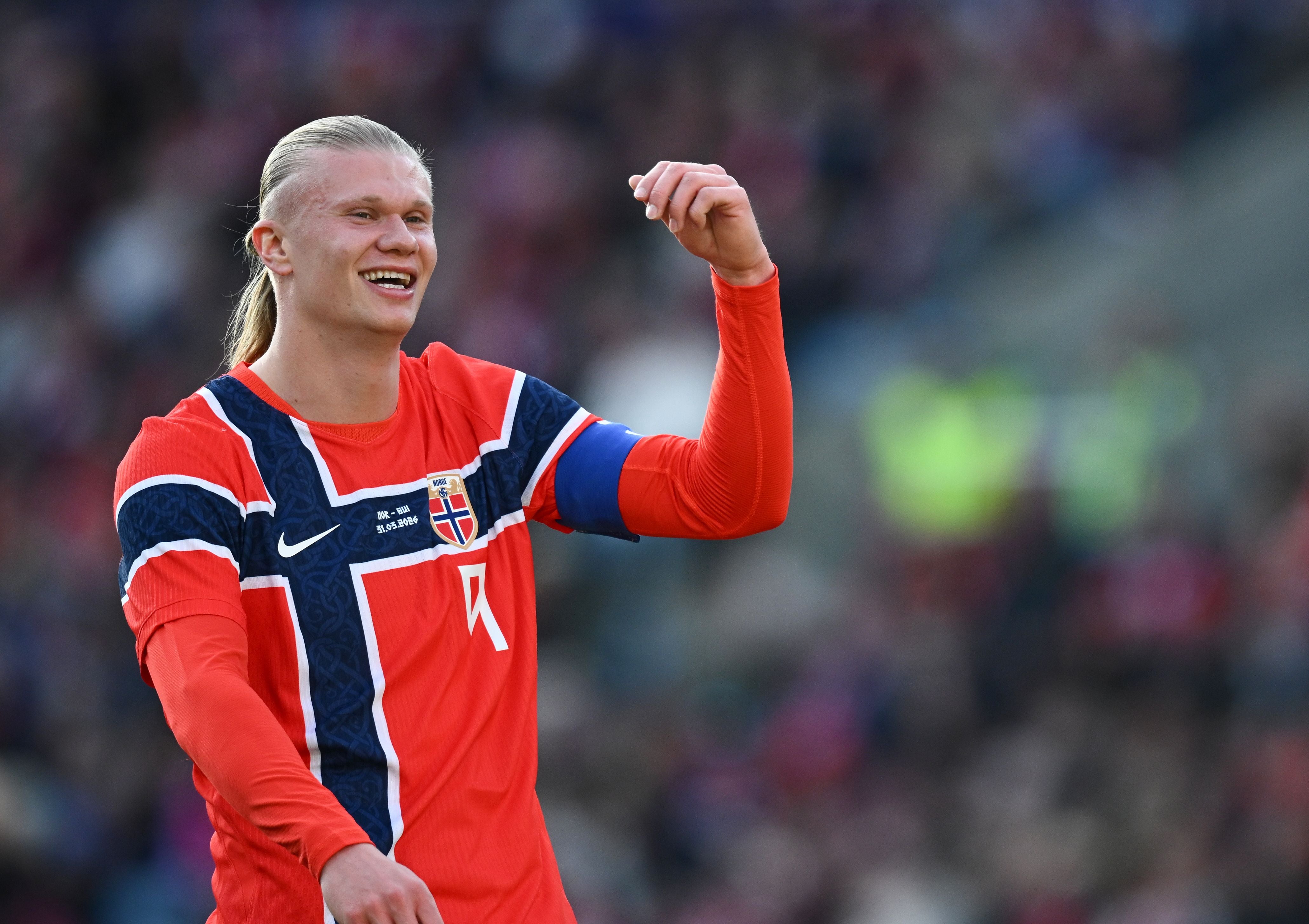 Erling Haaland will be Norway’s main man