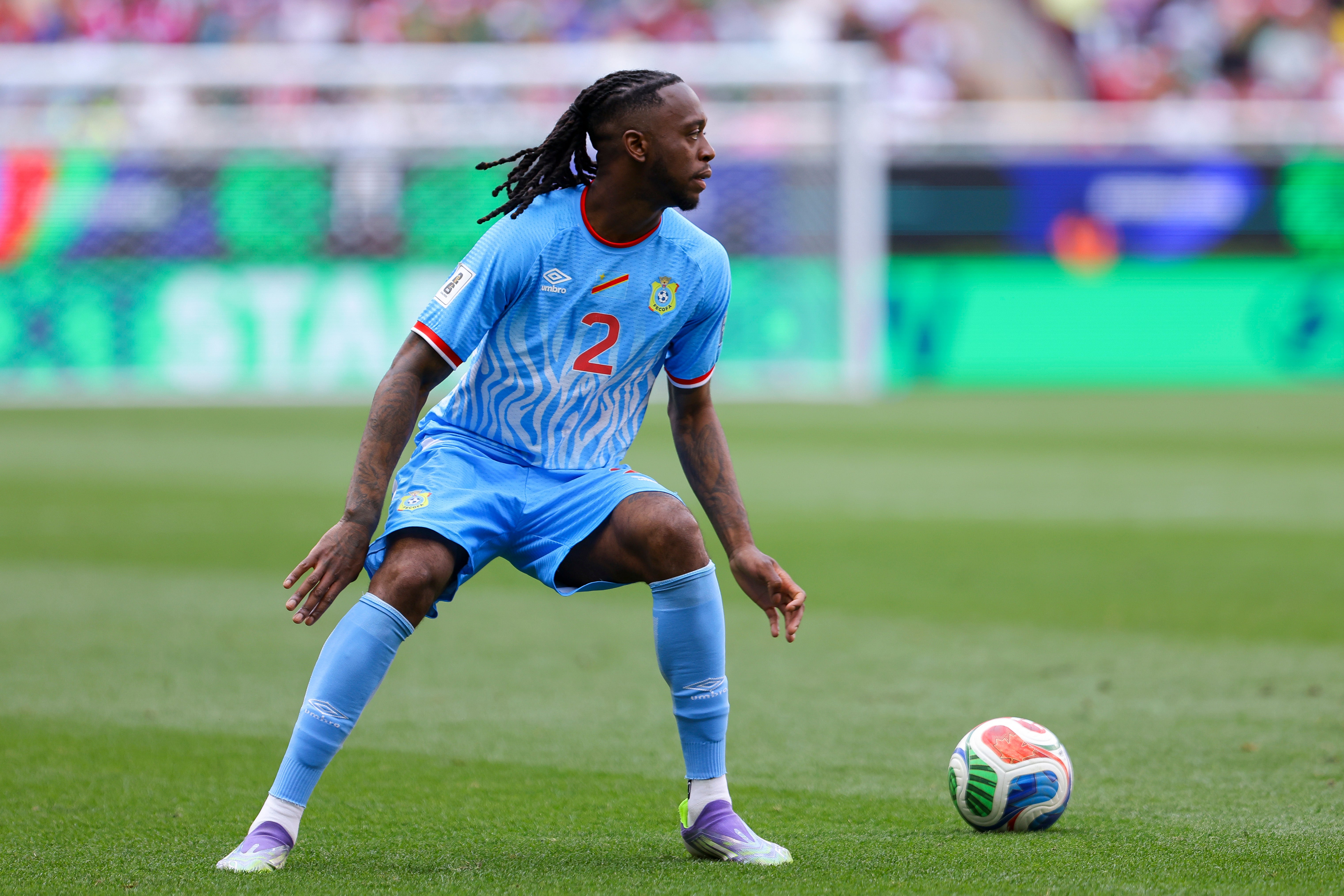 West Ham star Aaron Wan-Bissaka is in DR Congo’s group