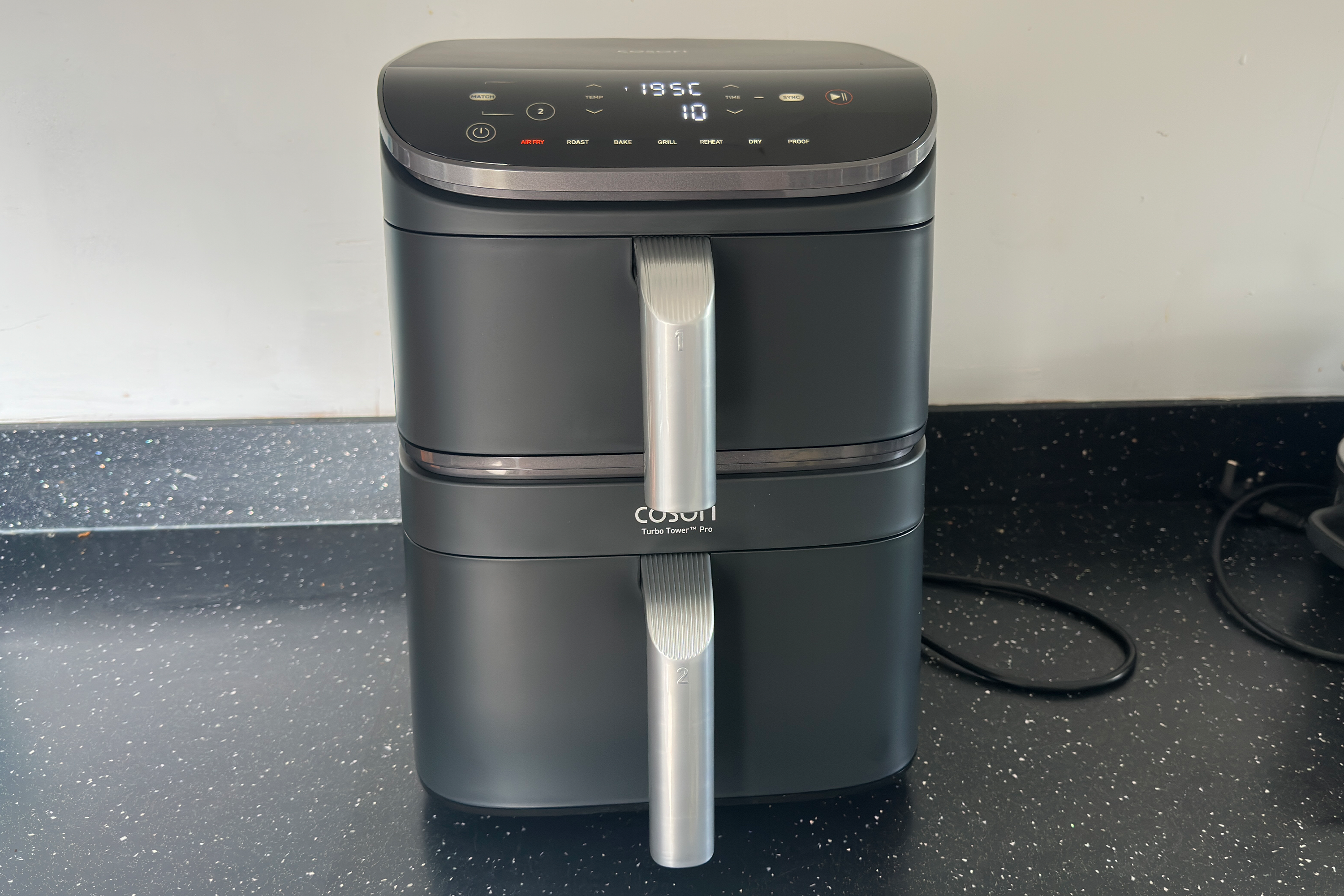 This has a compact footprint on the kitchen surface (Rachael Penn/The Independent)