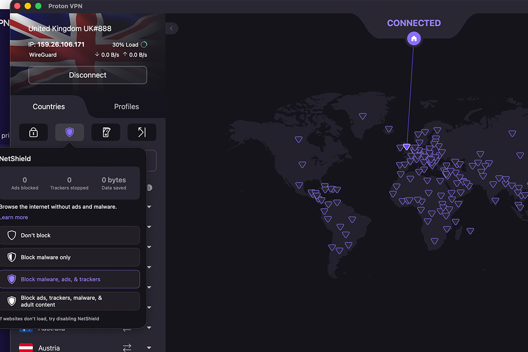 Proton VPN has a far bigger VPN server collective (Proton VPN)