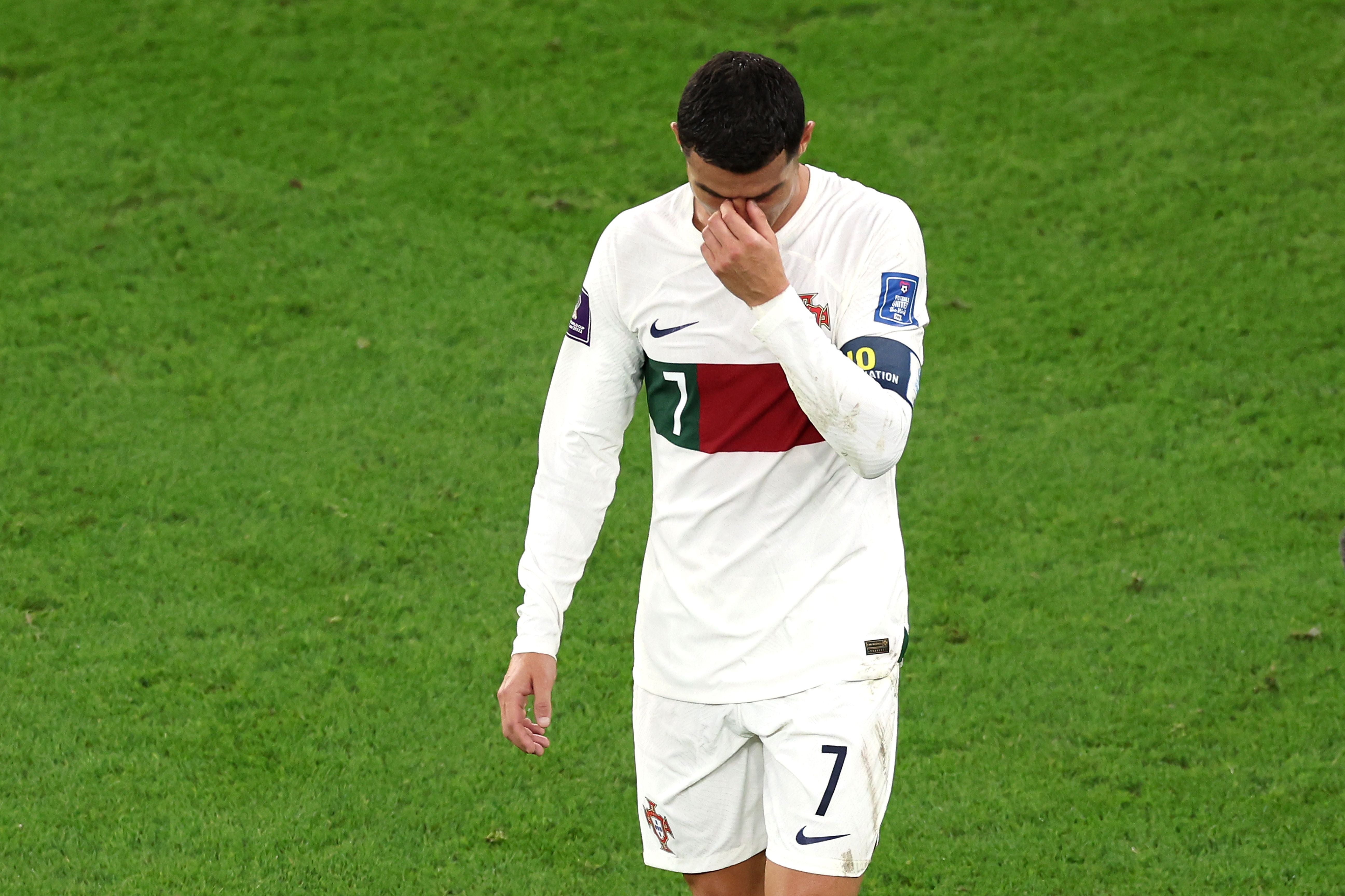 Cristiano Ronaldo's 2022 World Cup ended in tears