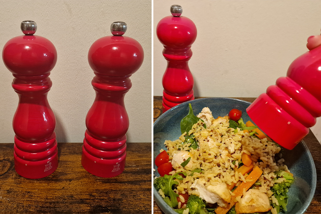 I found these grinders really useful for seasoning different dishes (Sarah Finley/The Independent)