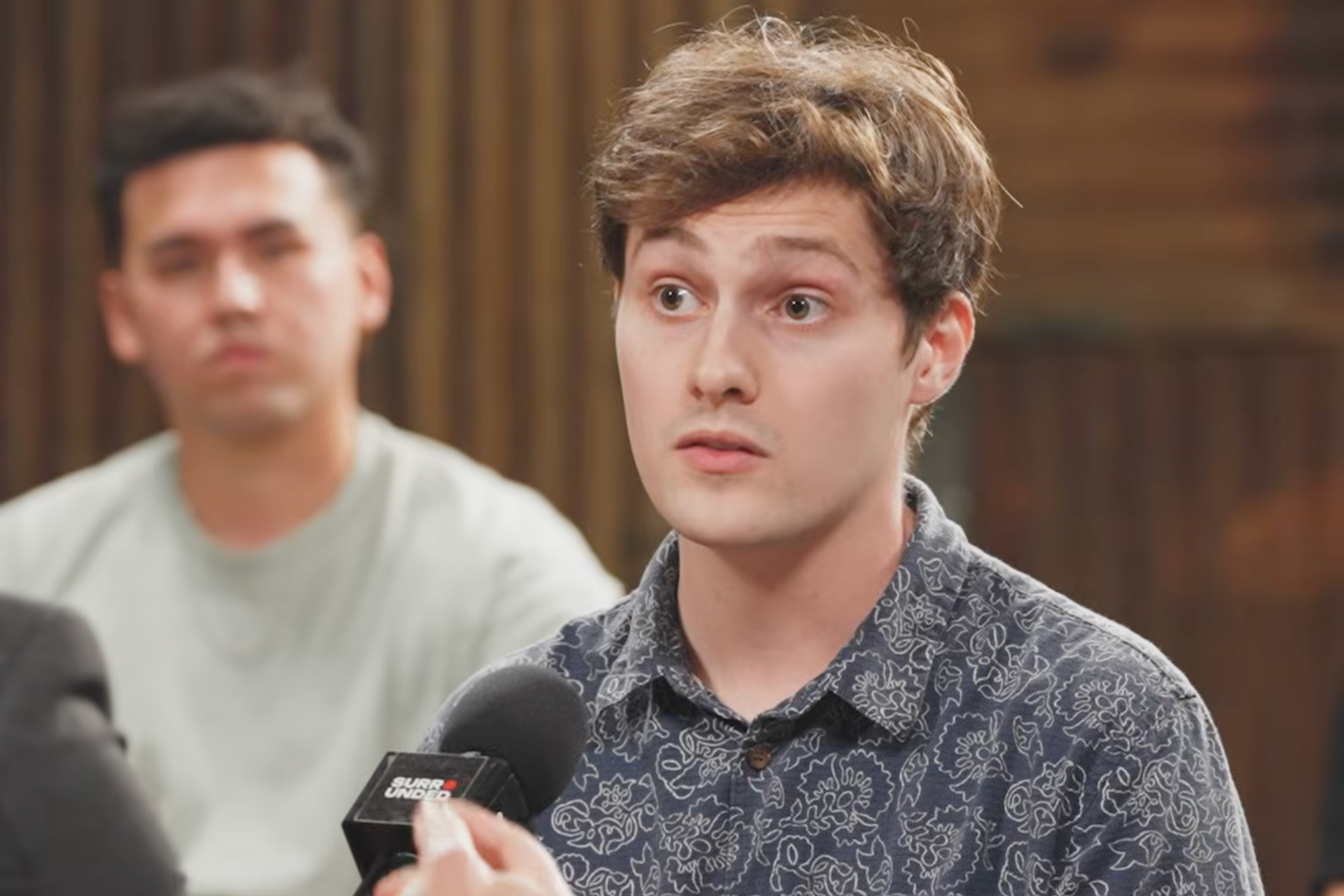Questioner Parker Sedgwick showed Rubin no mercy during their debate encounter on Jubilee's YouTube show ‘Surrounded’ (Surrounded/Jubilee Media)