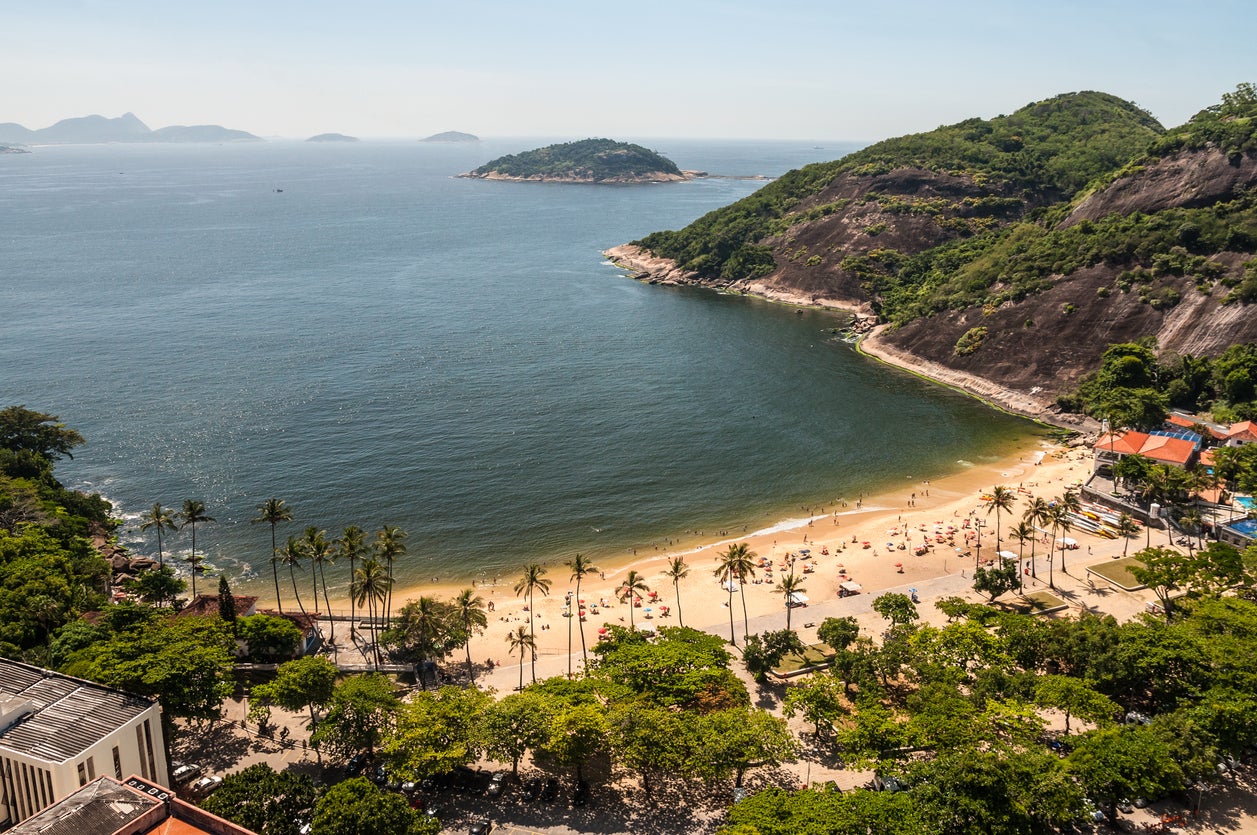 Praia Vermelha is Rio’s version of the Italian Riviera