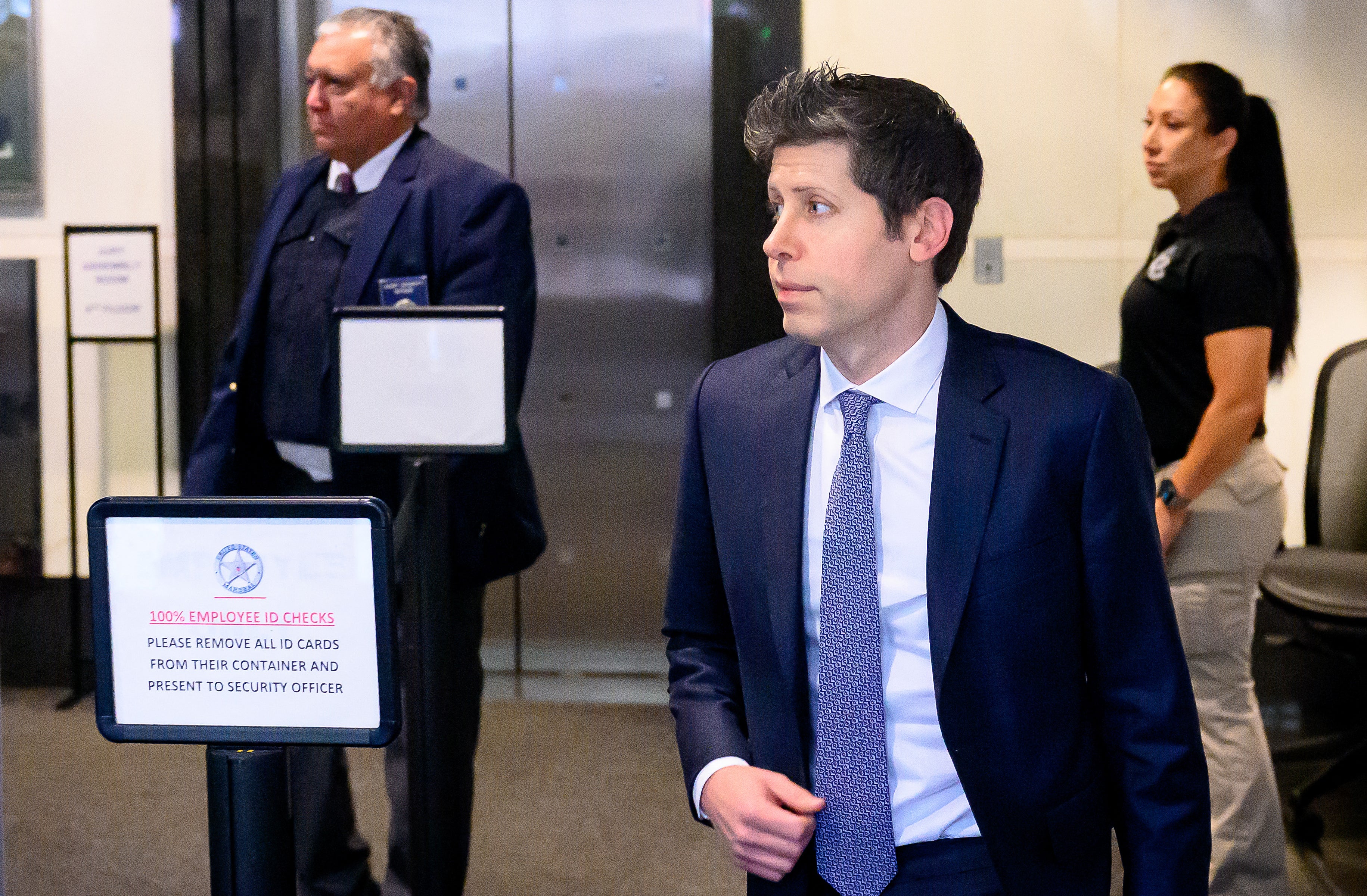 Altman just endured another high-profile court case against Tesla boss Elon Musk (AFP via Getty Images)