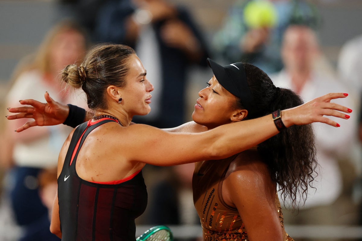 Aryna Sabalenka shines under French Open spotlight to beat Naomi Osaka – UK Times