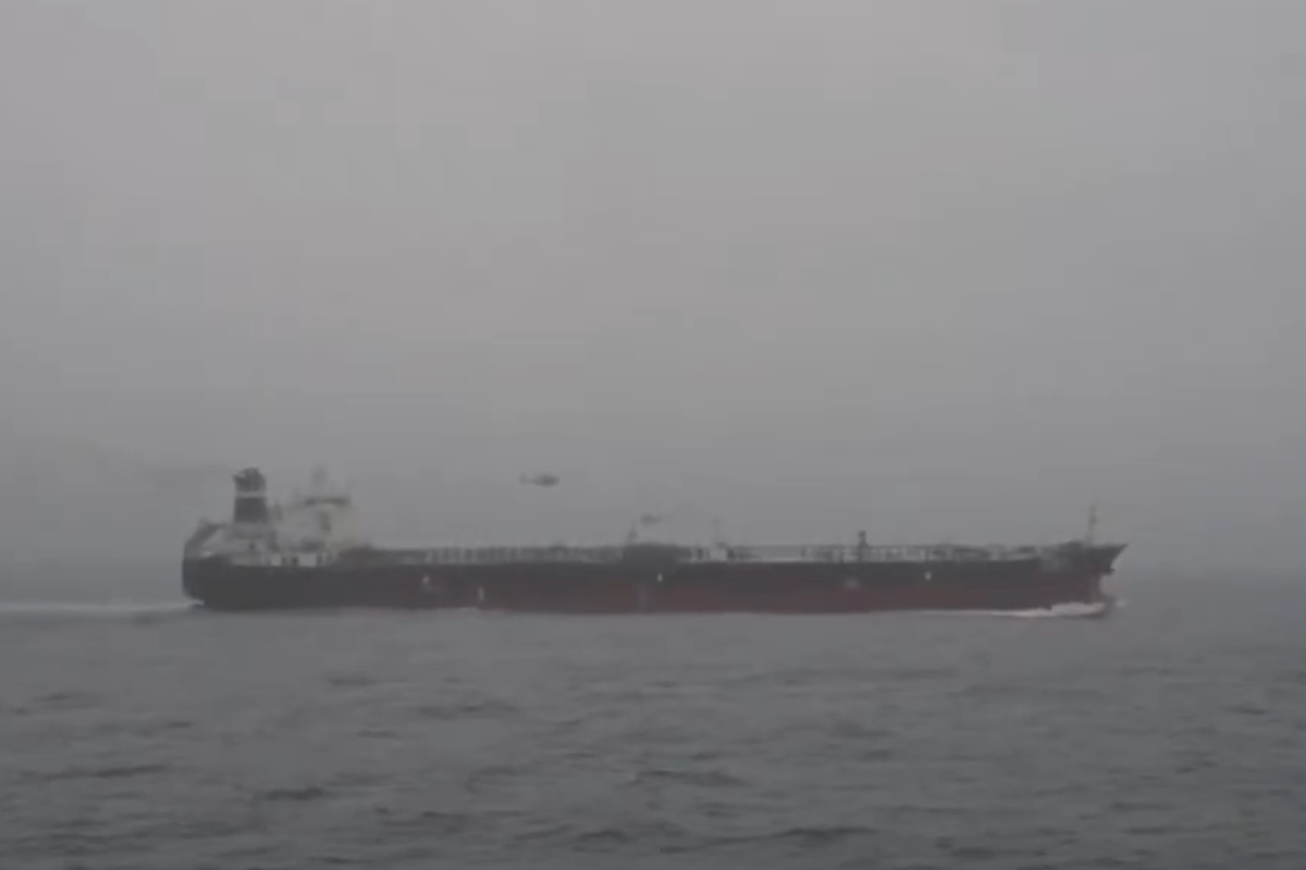 UK and France intercept suspected Russian oil tanker in Atlantic, Macron says UK and France intercept suspected Russian oil tanker in Atlantic, Macron says