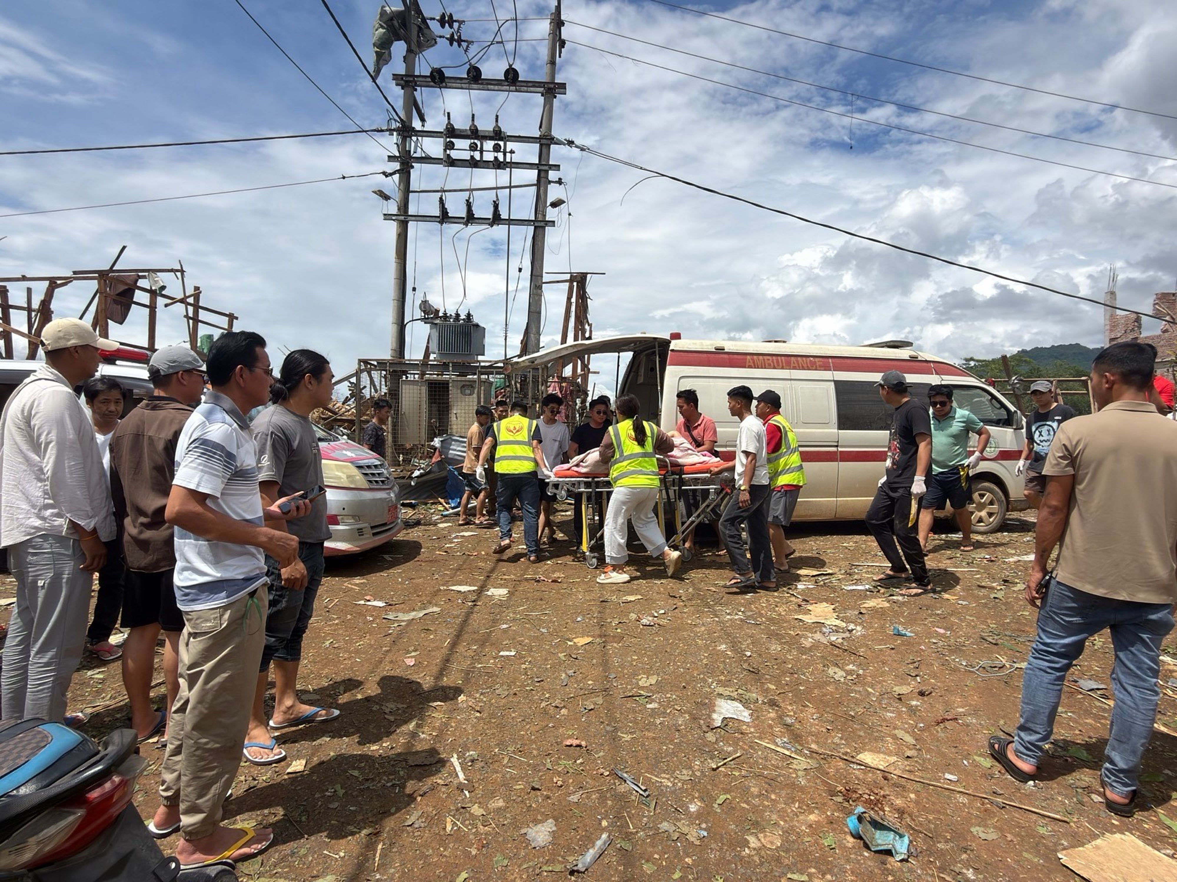independent.co.uk - Grant Peck - Rescuers dig for bodies after a mining explosives blast in Myanmar kills at least 43