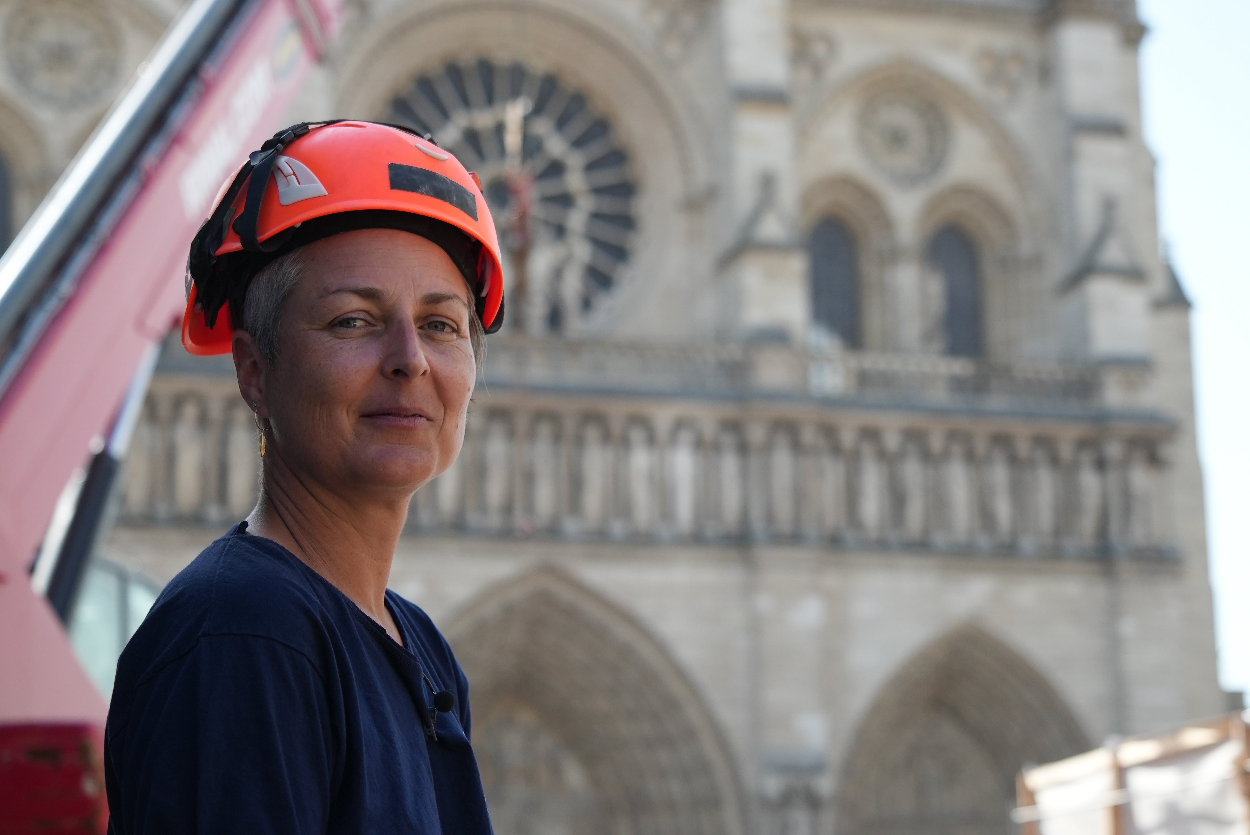 Camille Colonna, the archaeologist in charge of operations
