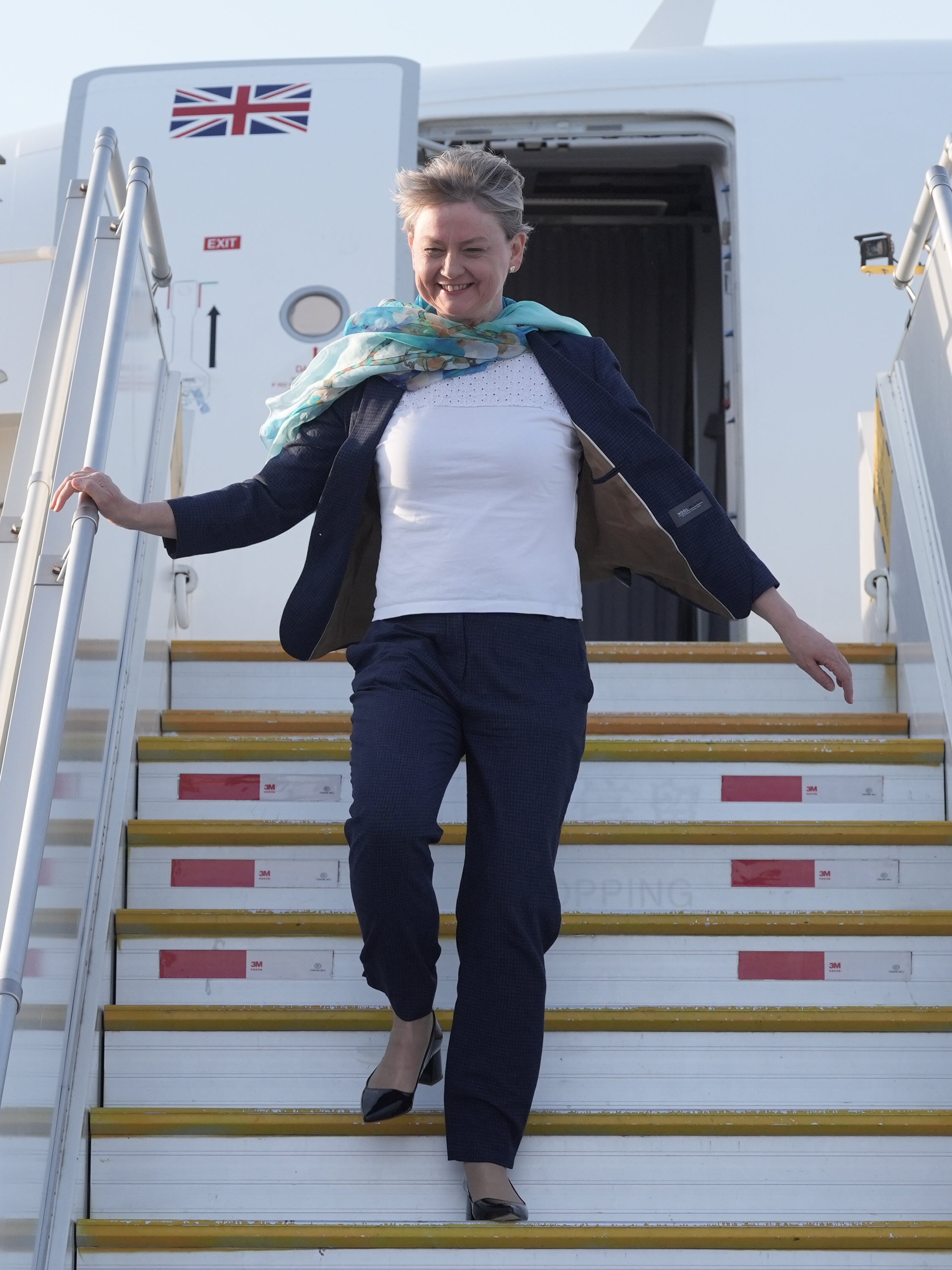 The trip marks Ms Cooper’s first visit to China (Stefan Roussea/PA) (PA Wire)