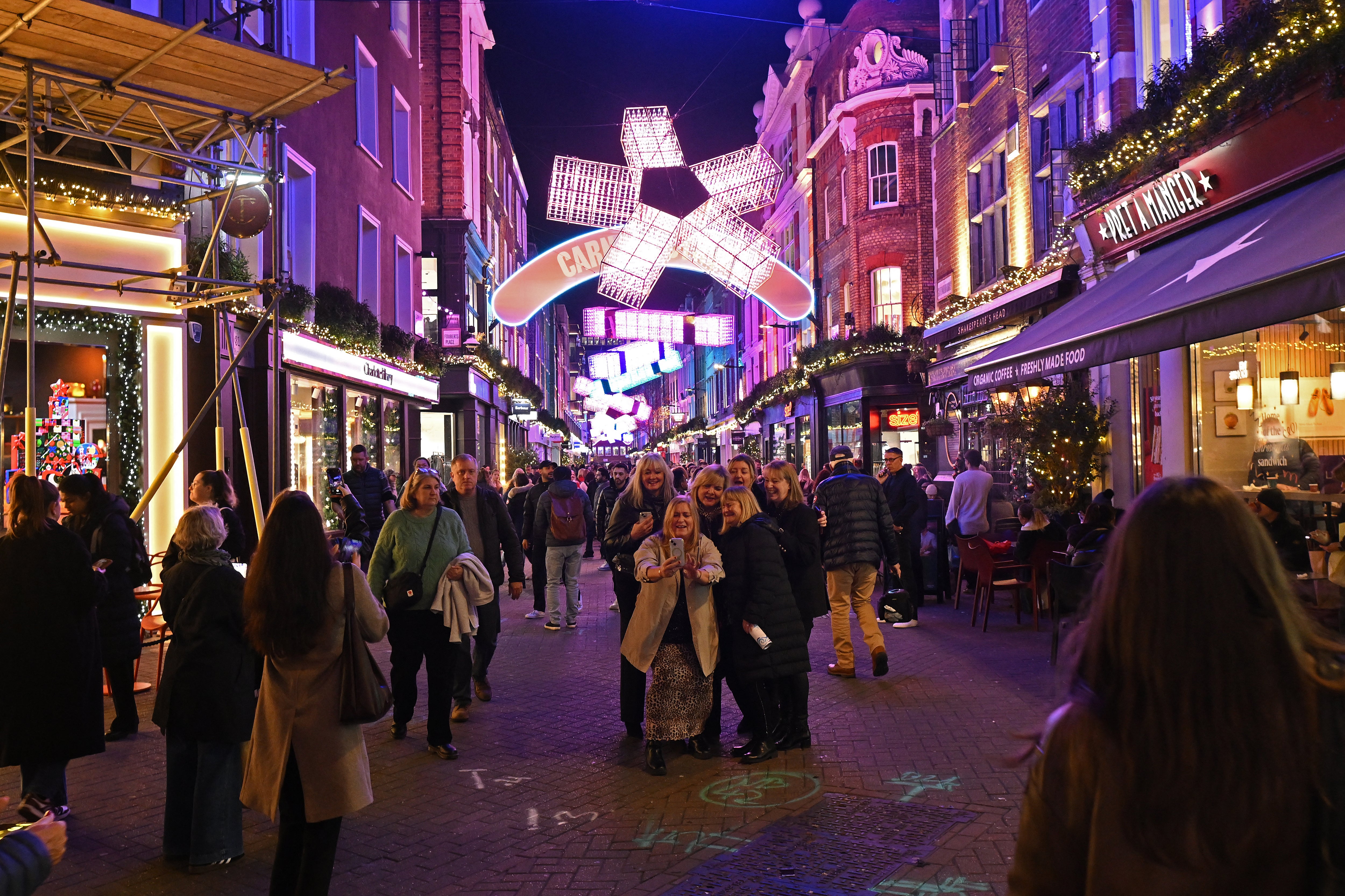 Areas like Soho rely on tourism and the hospitality industry (AFP/Getty)
