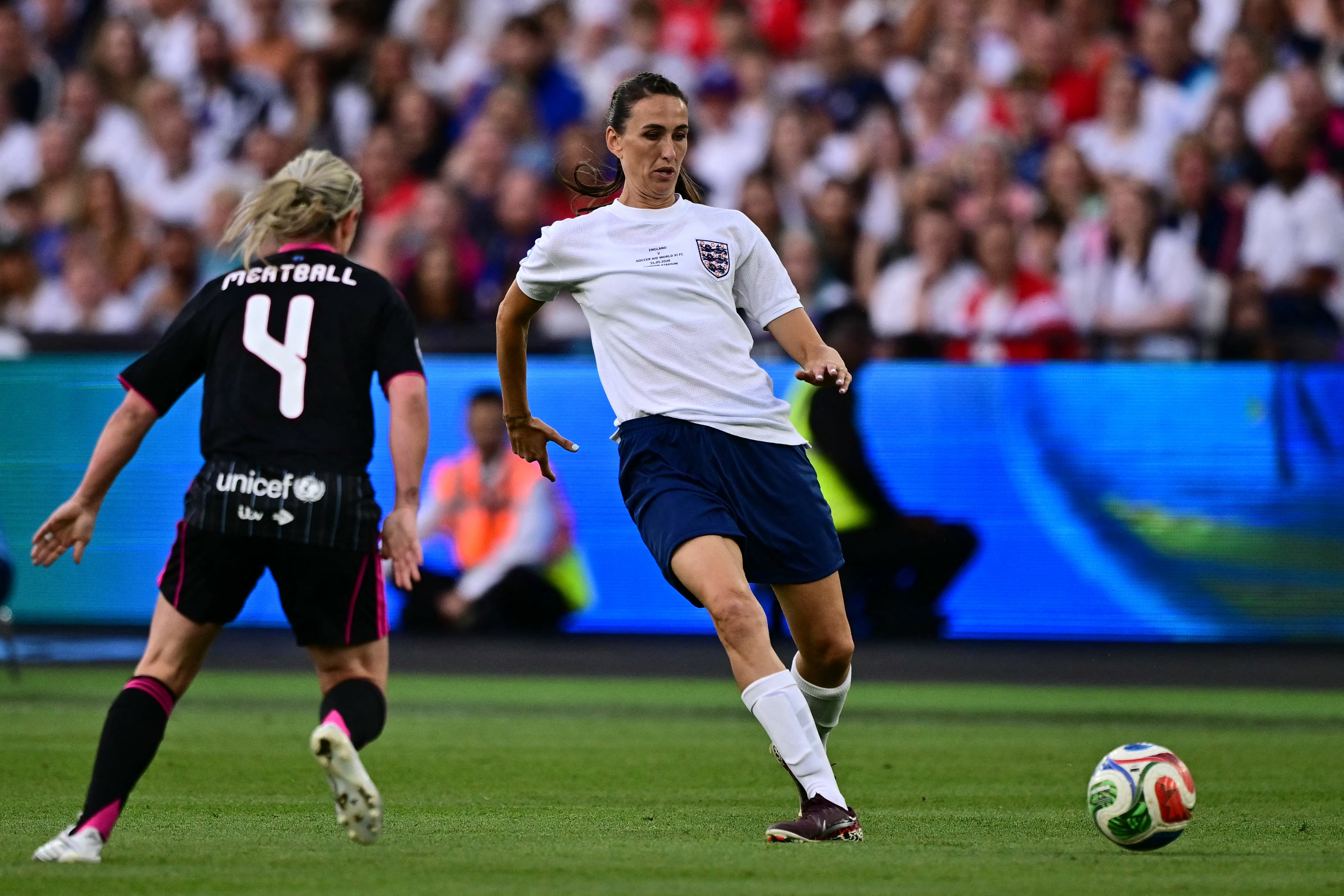 Scott recently participated in the England XI v World XI charity football match for Soccer Aid