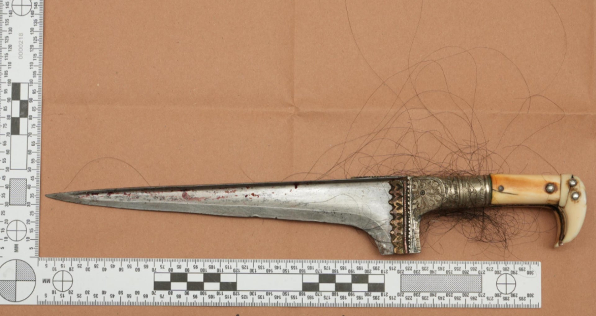 The knife used in the murder of Henry Nowak (PA)