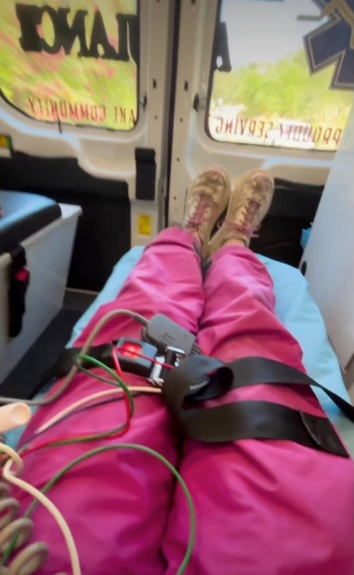 The influencer, who goes by Kamryn Renae on social media, has been sharing her journey of hiking from Mexico to Canada on the Pacific Crest Trail