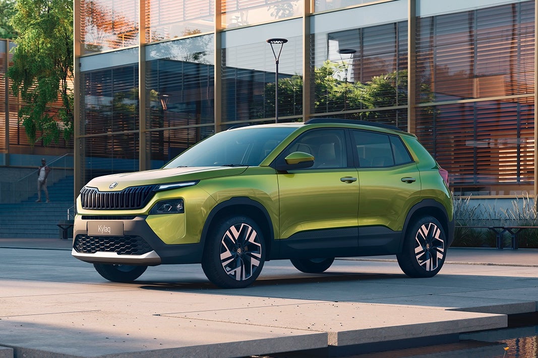 The Škoda Kylaq is a sub-four meter SUV built in India that could come to Europe (Skoda)