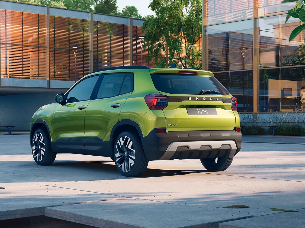 The Škoda Kylaq is about the same size as a Fiat Grande Panda, but its price in India works out at the equivalent of around £6,000 (Škoda)