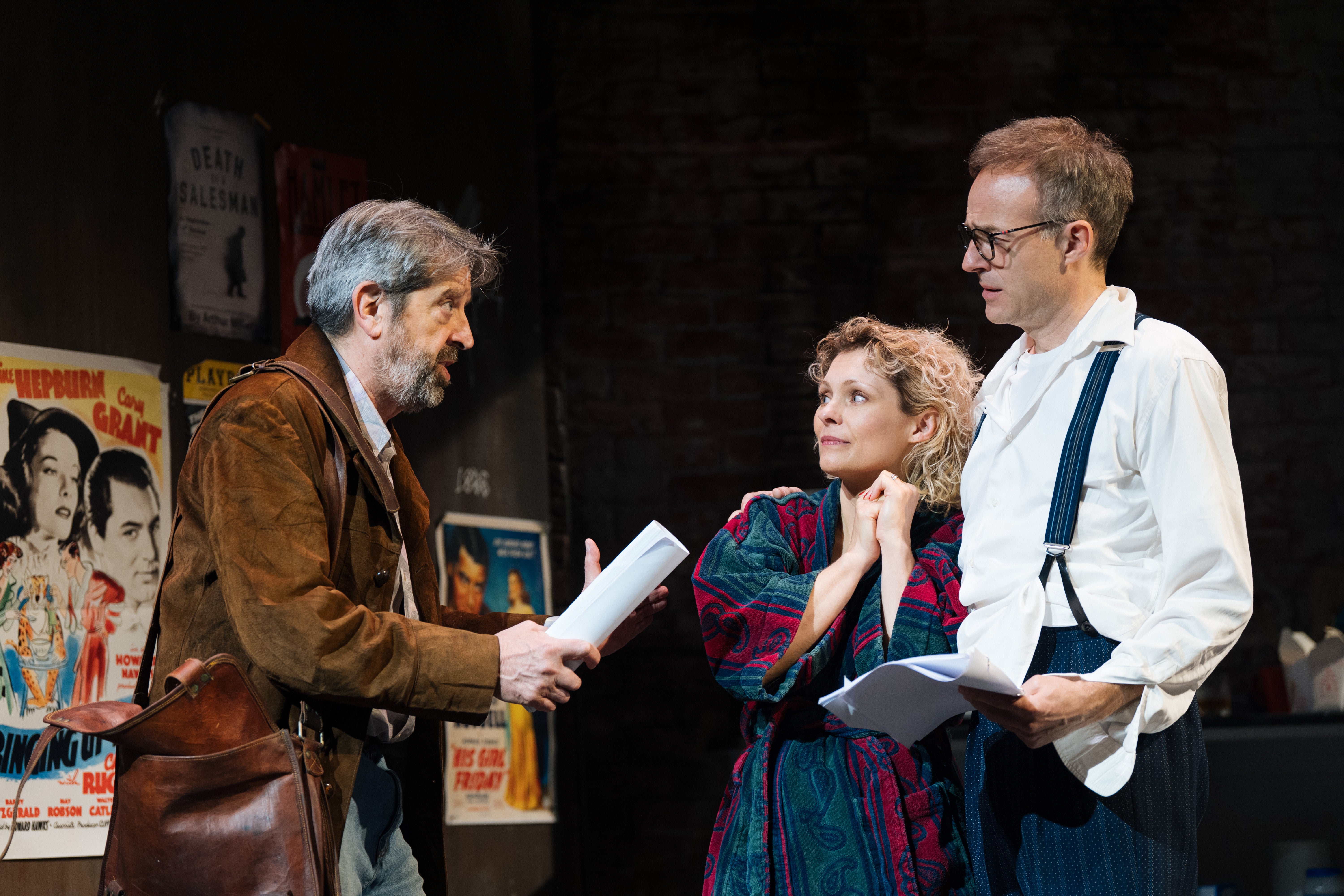 Buring and Kennedy portray two actors who rekindle their romance after being cast in a play