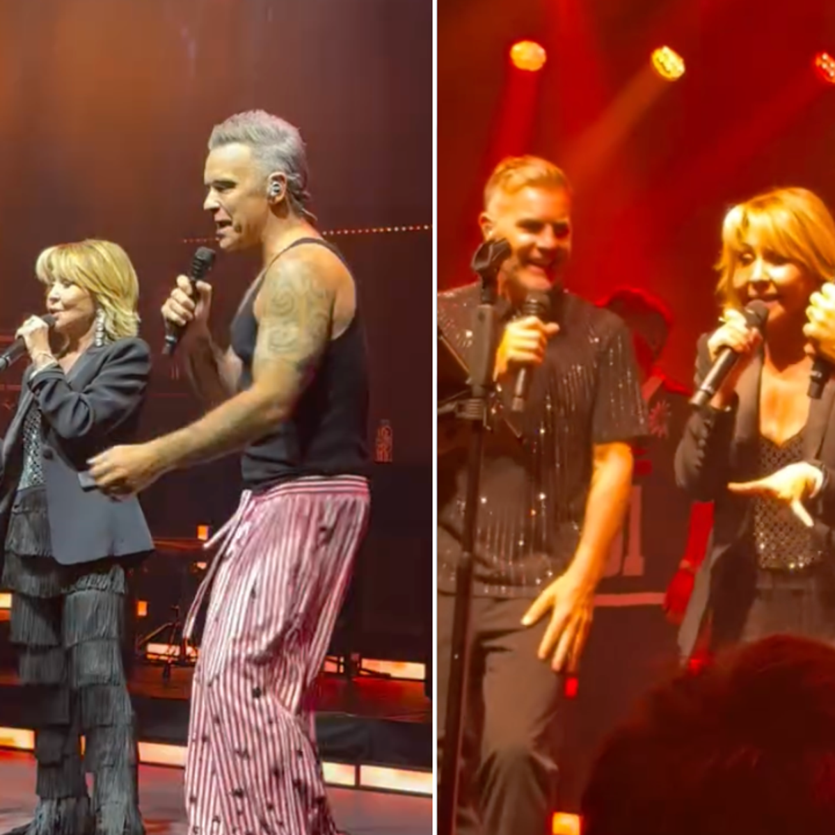 Robbie Williams and Gary Barlow perform together after almost 10 years | Culture | Independent TV