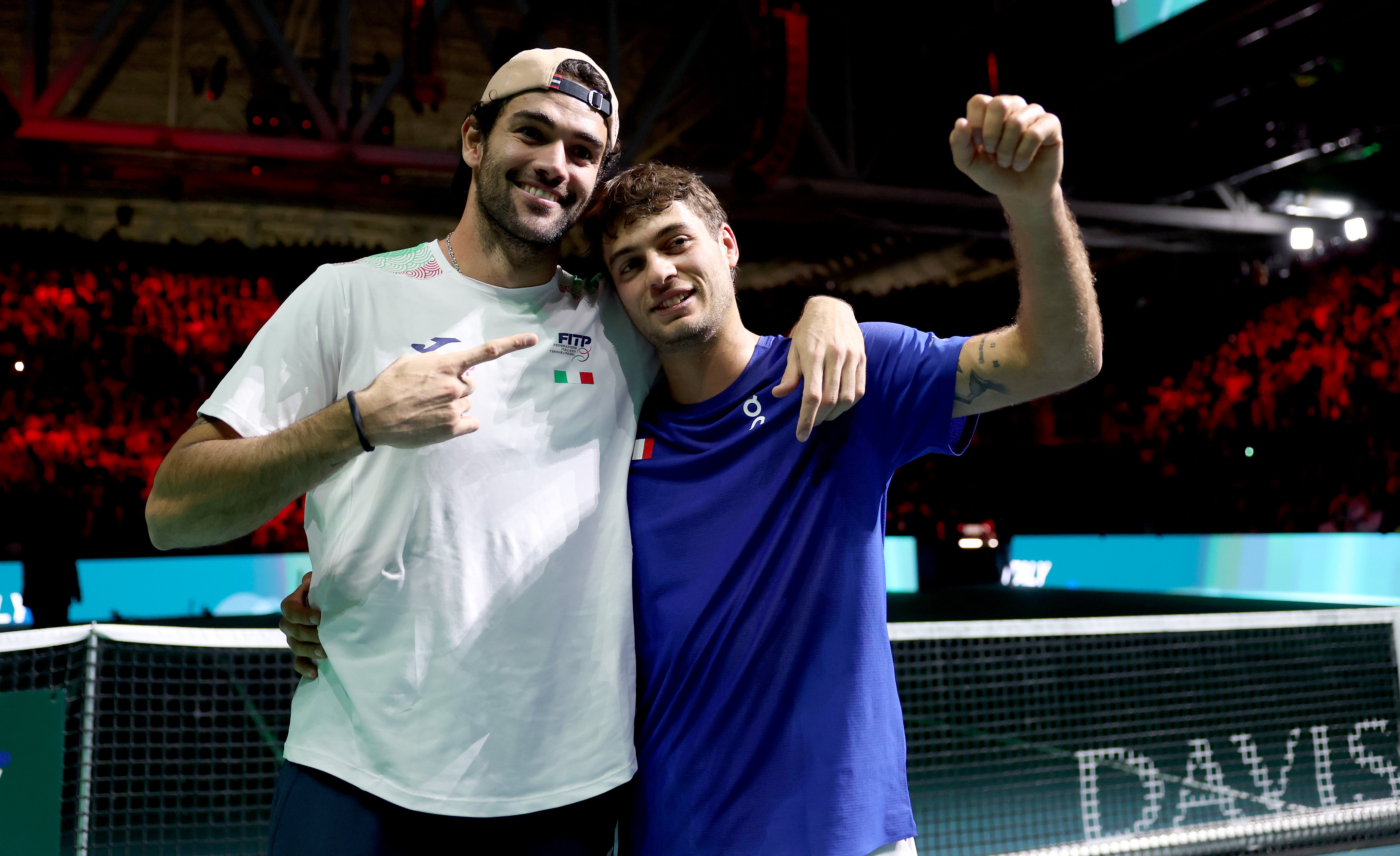 Berrettini and Cobolli, who starred to win the Davis Cup for Italy, are both in the French Open semi-finals (Getty)