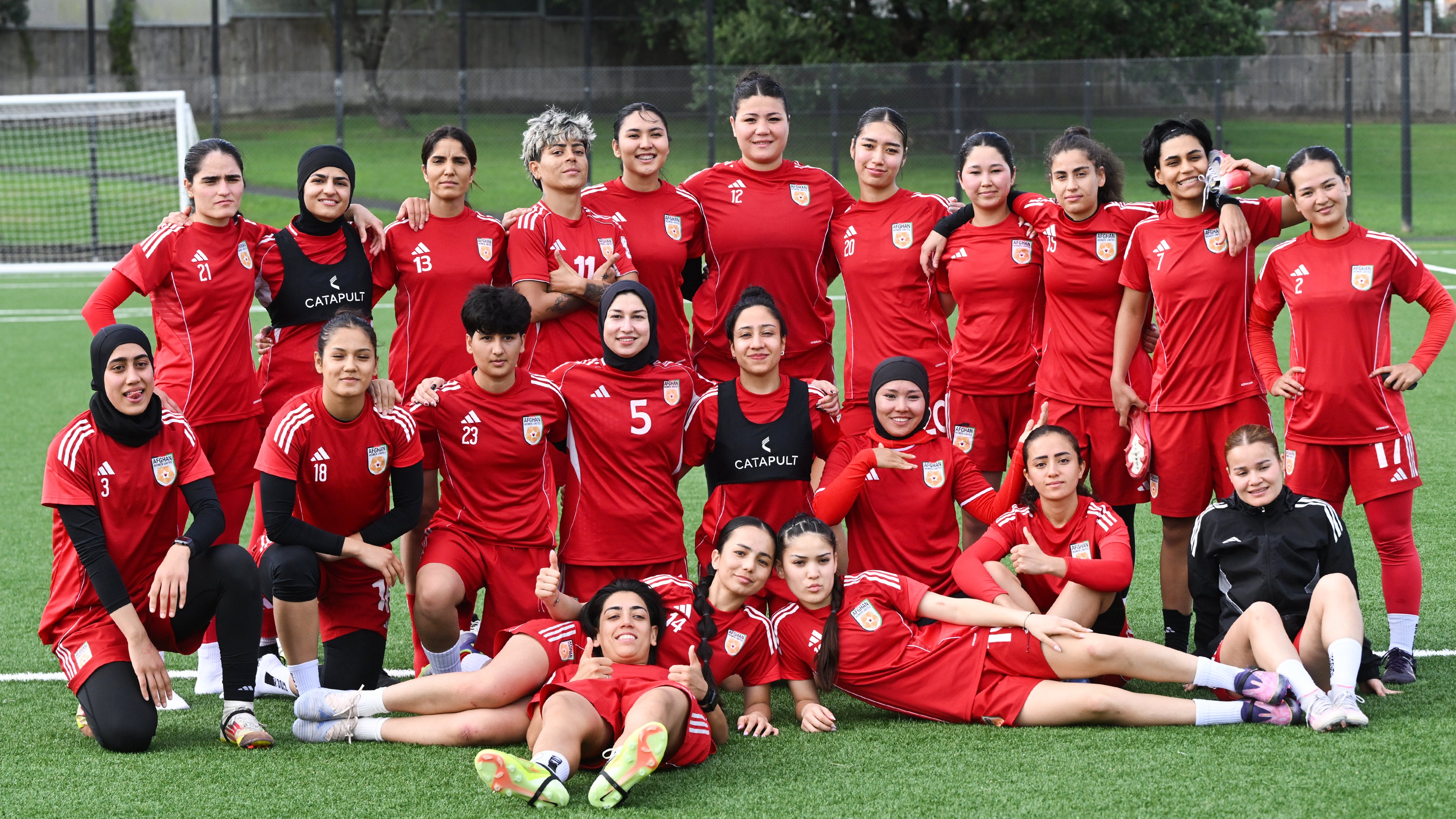 Afghanistan women’s football team (Local Library)