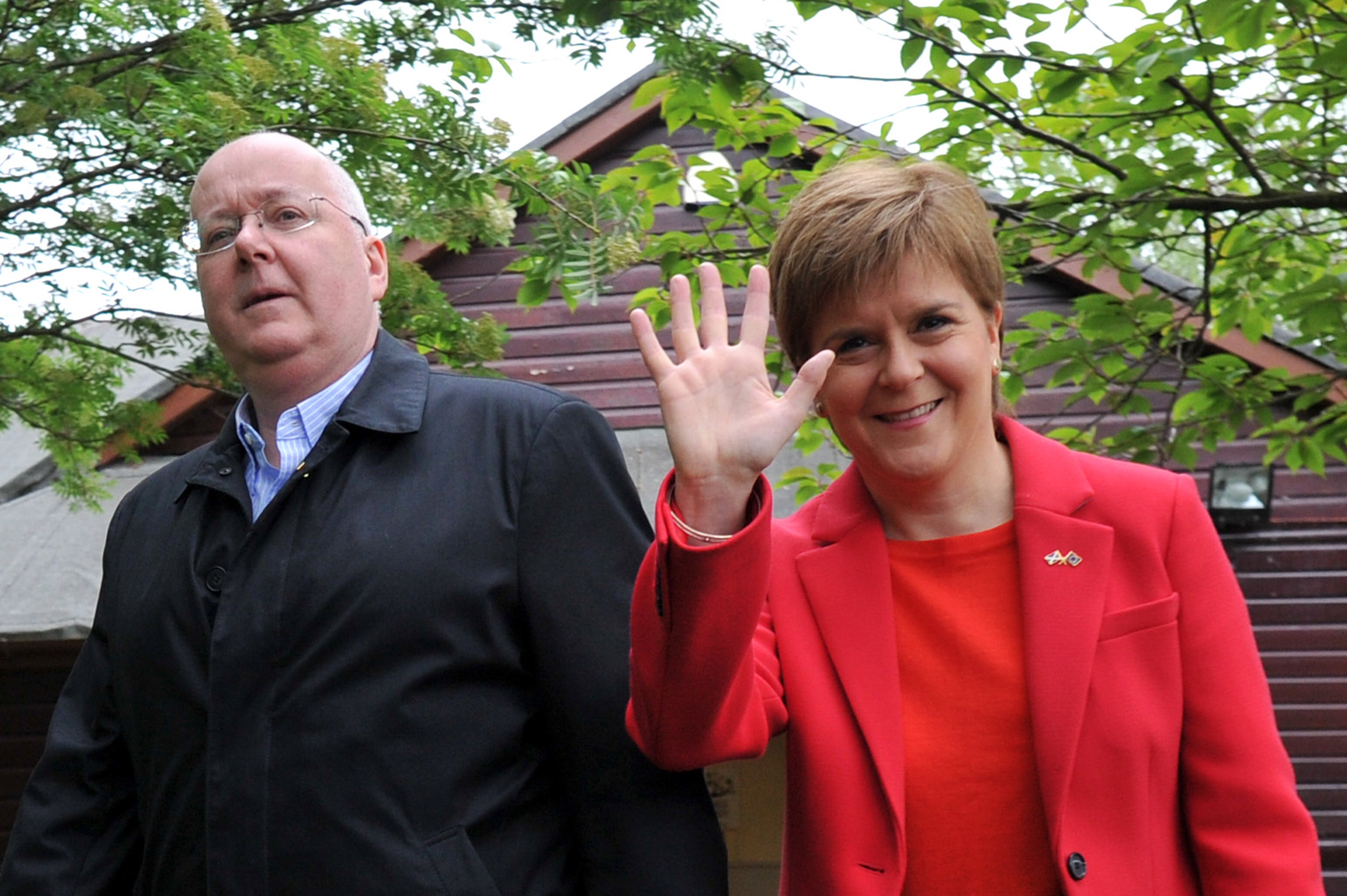 In January 2025, Nicola Sturgeon announced that she and Peter Murrell were ending their marriage 'with a heavy heart' (AFP/Getty)