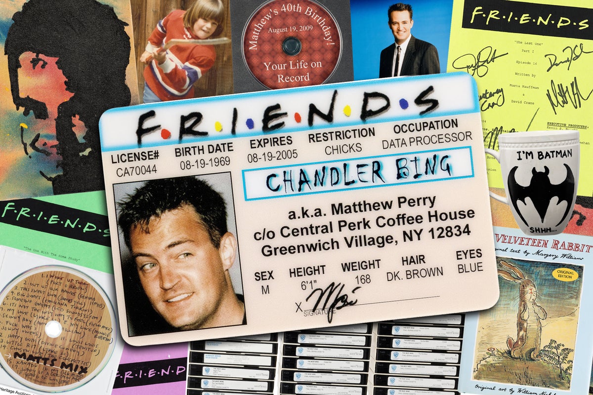 From Jennifer Aniston&rsquo;s letter to The Velveteen Rabbit: Inside the Matthew Perry auction as Friends star&rsquo;s personal items go up for sale
