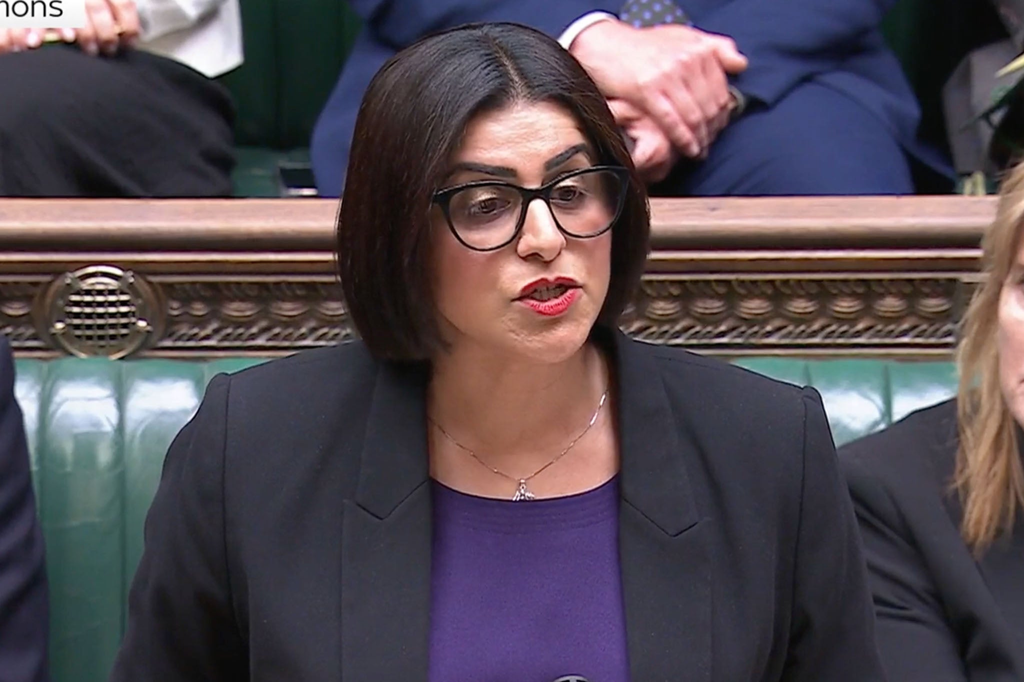 The home secretary is giving a statement on the murder of Henry Nowak, (Sky News)